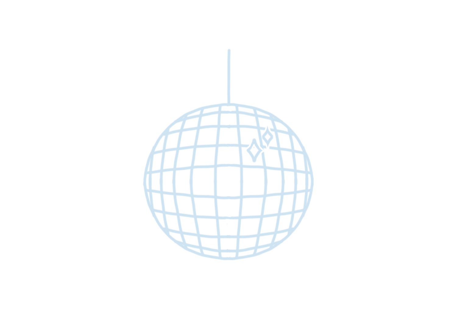 disco ball drawing by tiani anglade photo