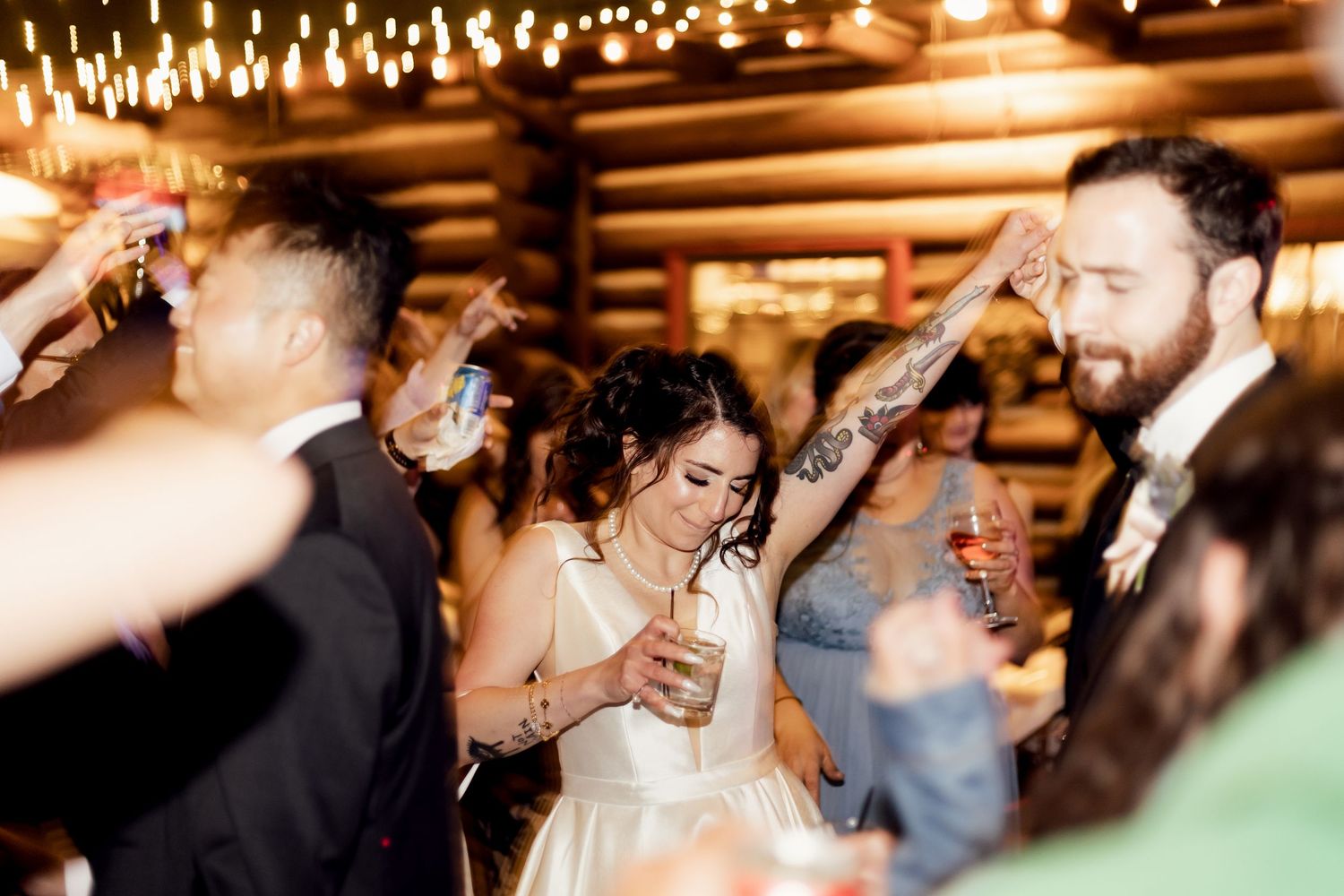 lively dance floor at kansas city missouri wedding