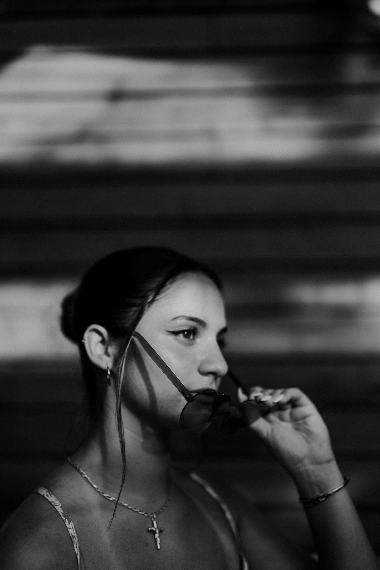 guest portrait during quinta da eira wedding celebration portugal
