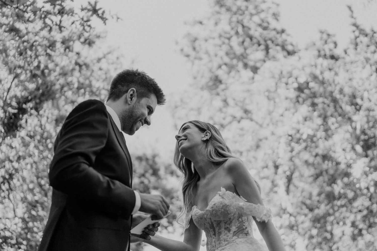 couple exchanging vows during civil wedding ceremony in portugal