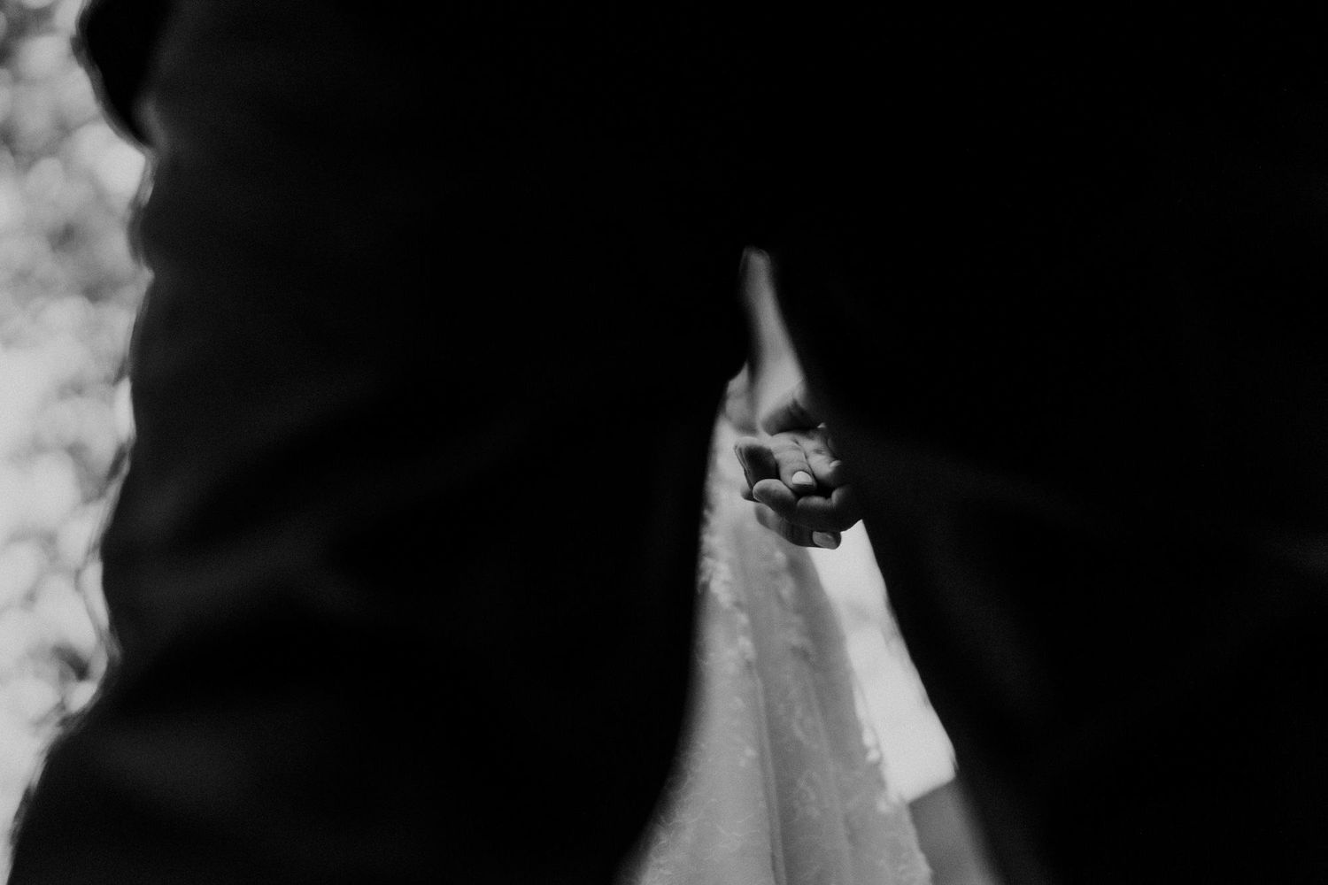 intimate detail during wedding ceremony in portugal
