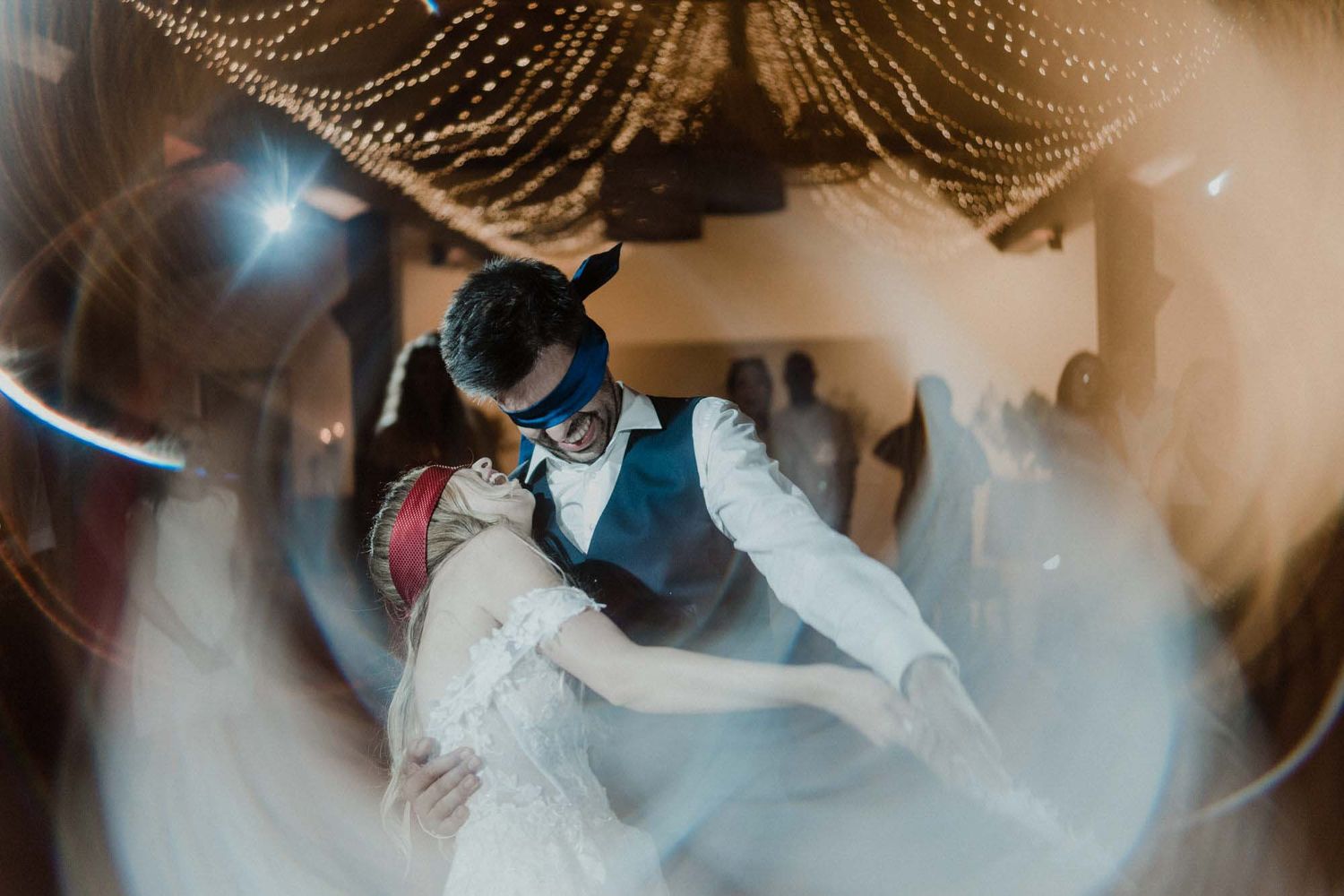 wedding party candid moment portugal