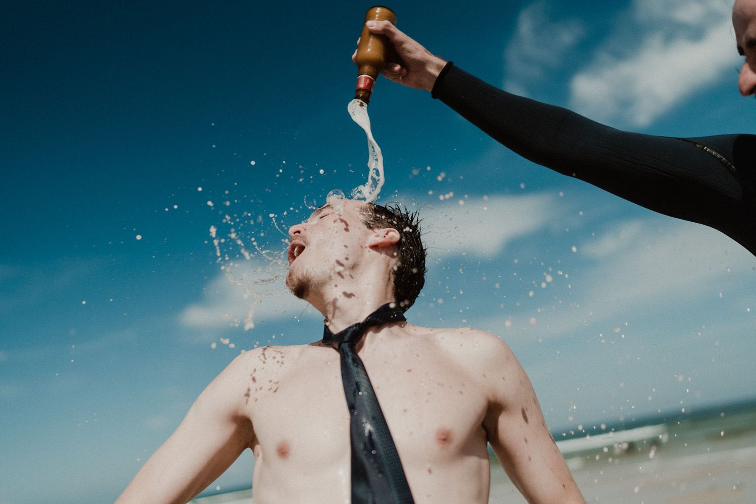 beach wedding celebration portugal
