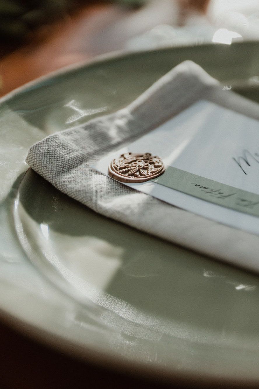 wedding table details during outdoor dinner at quinta da eira portugal
