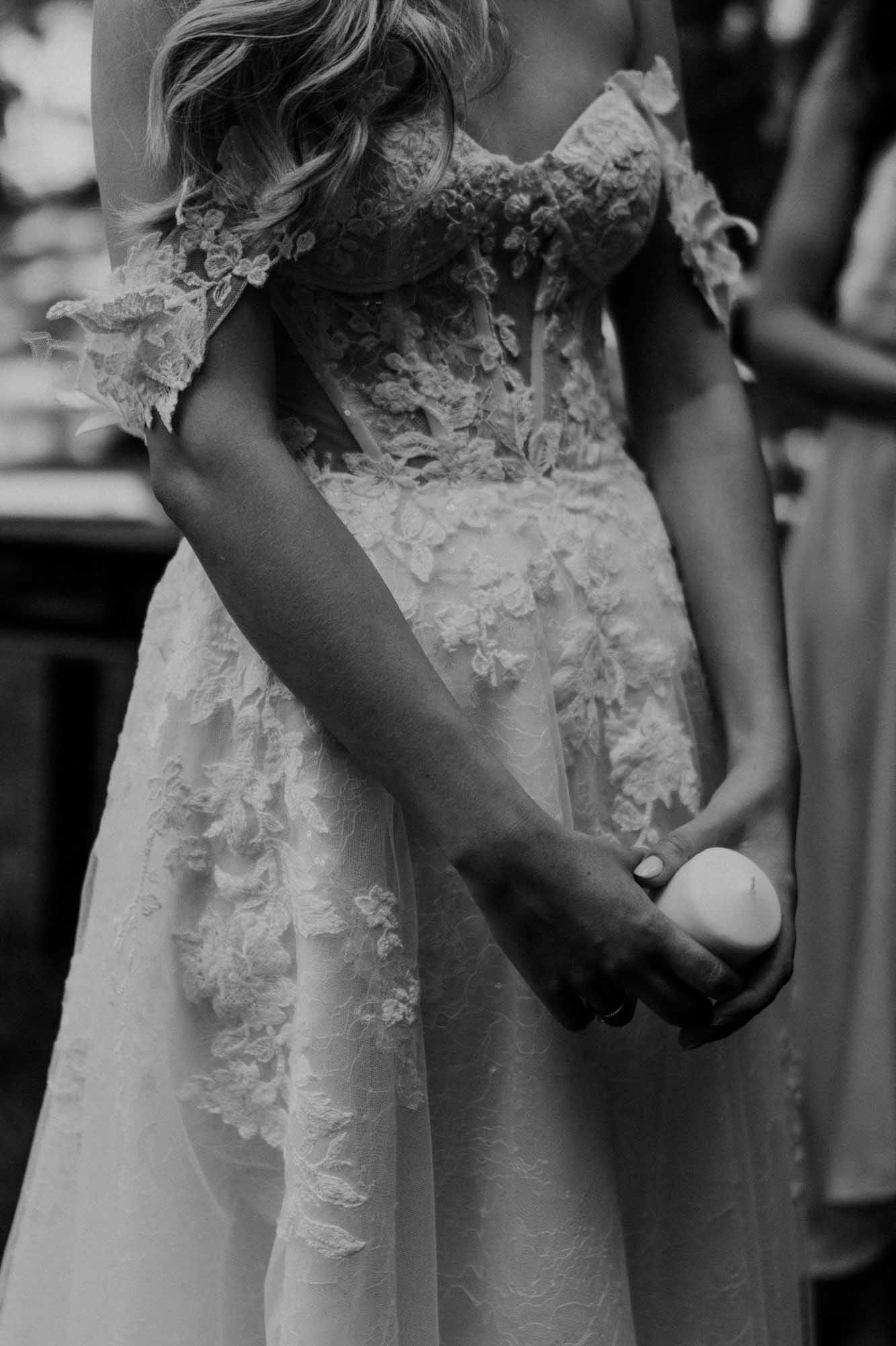 symbolic moment during civil wedding ceremony in portugal