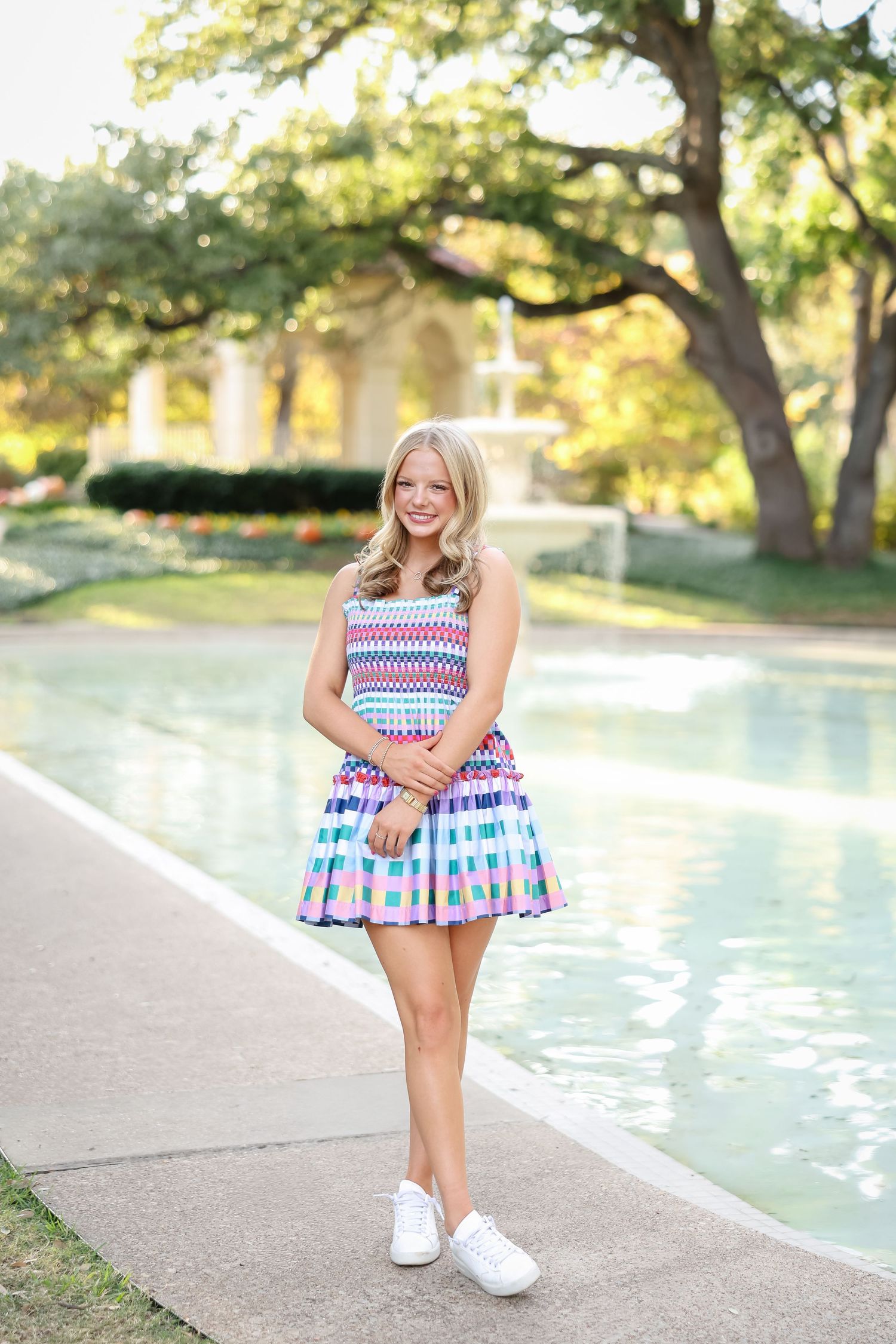 Highland Park senior photos featuring timeless, modern portraits captured by a DFW senior photographer in Highland Park, Texas.