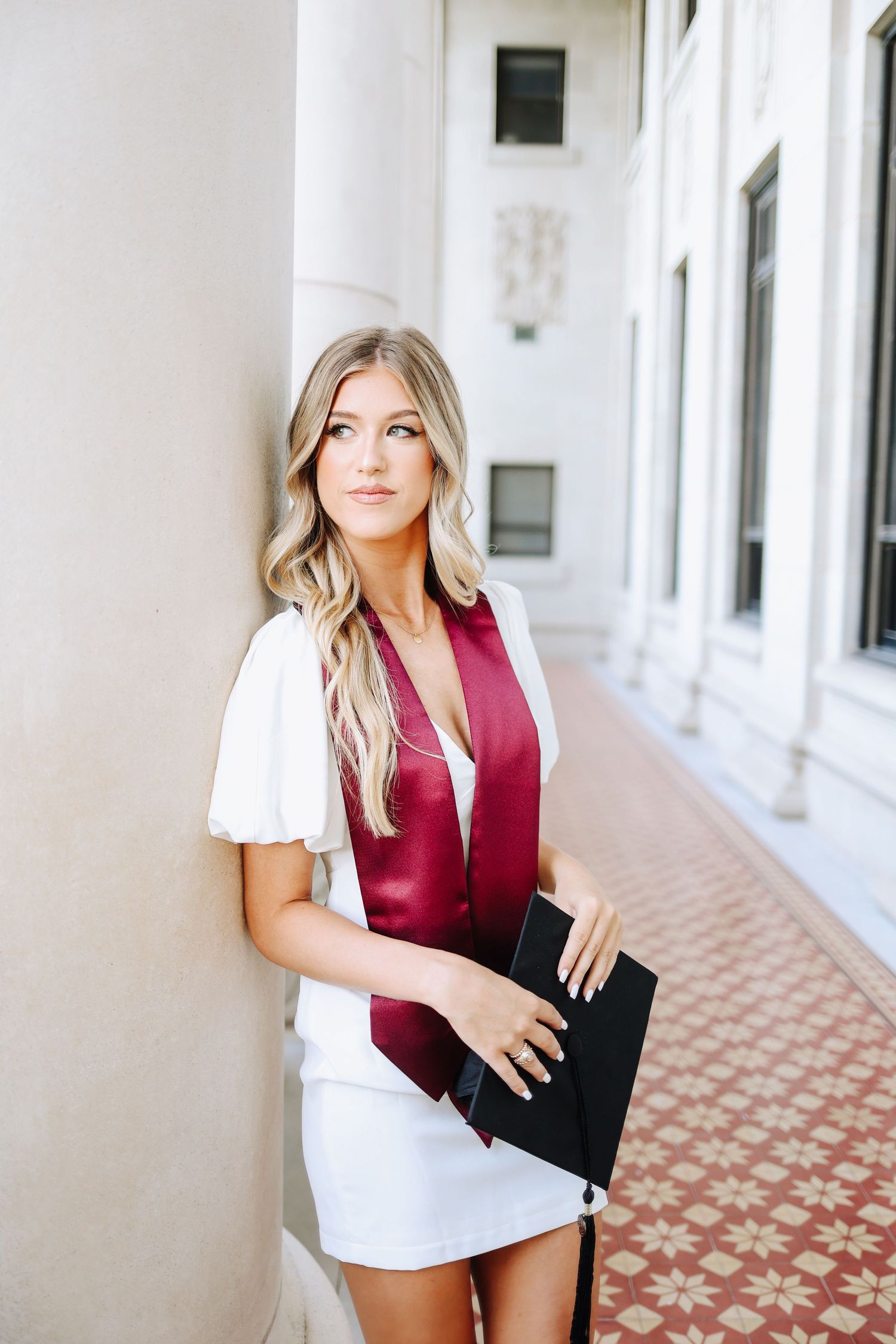 A&M senior photos featuring timeless, modern portraits captured by a DFW senior photographer.