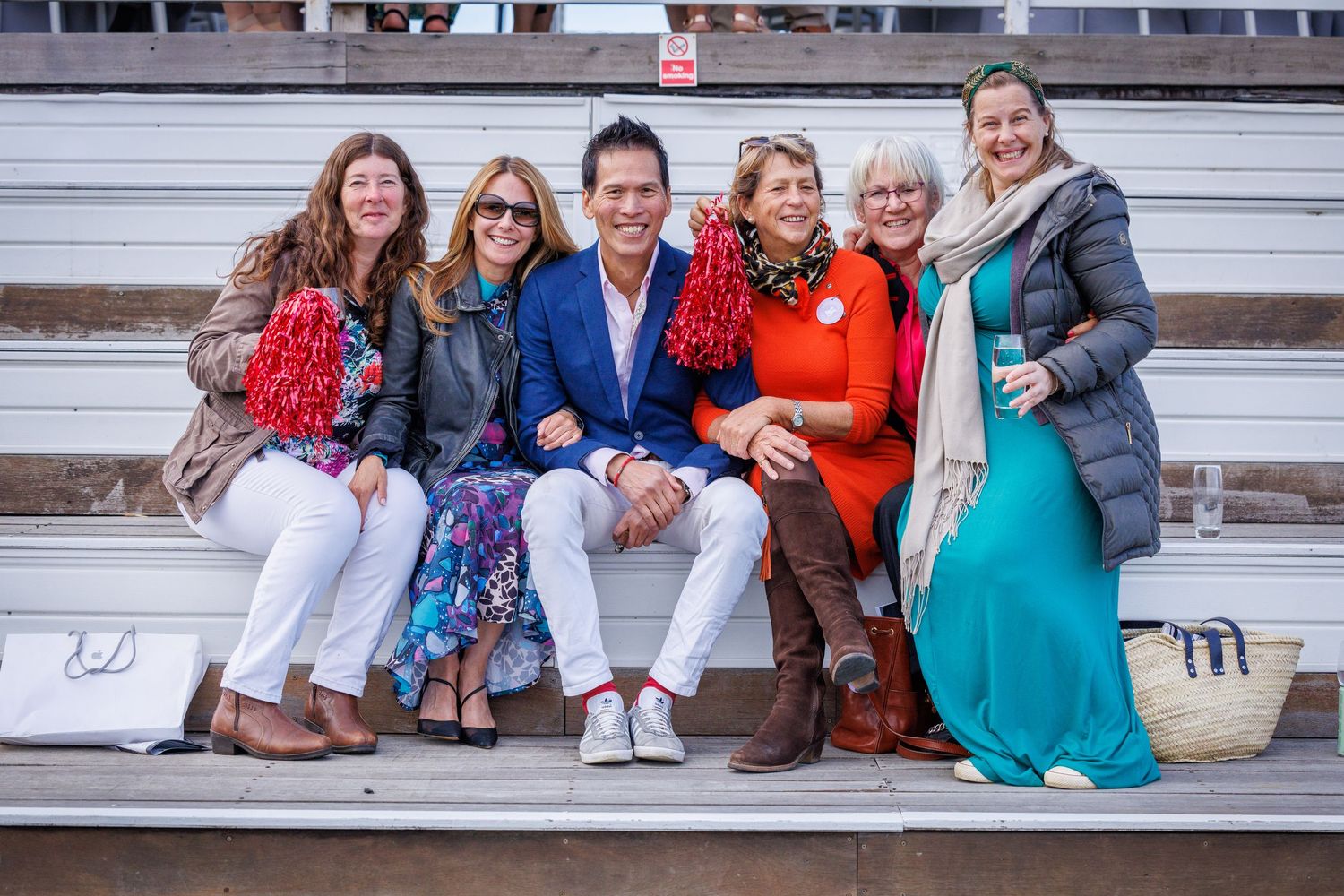 A group portrait taken at Ham Polo Club