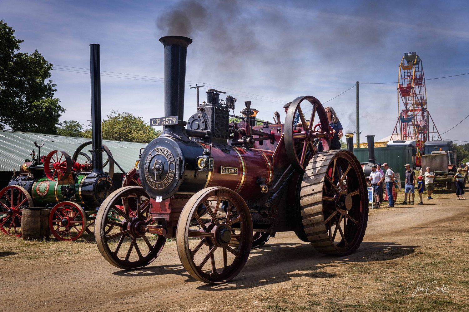 A steam traction engine