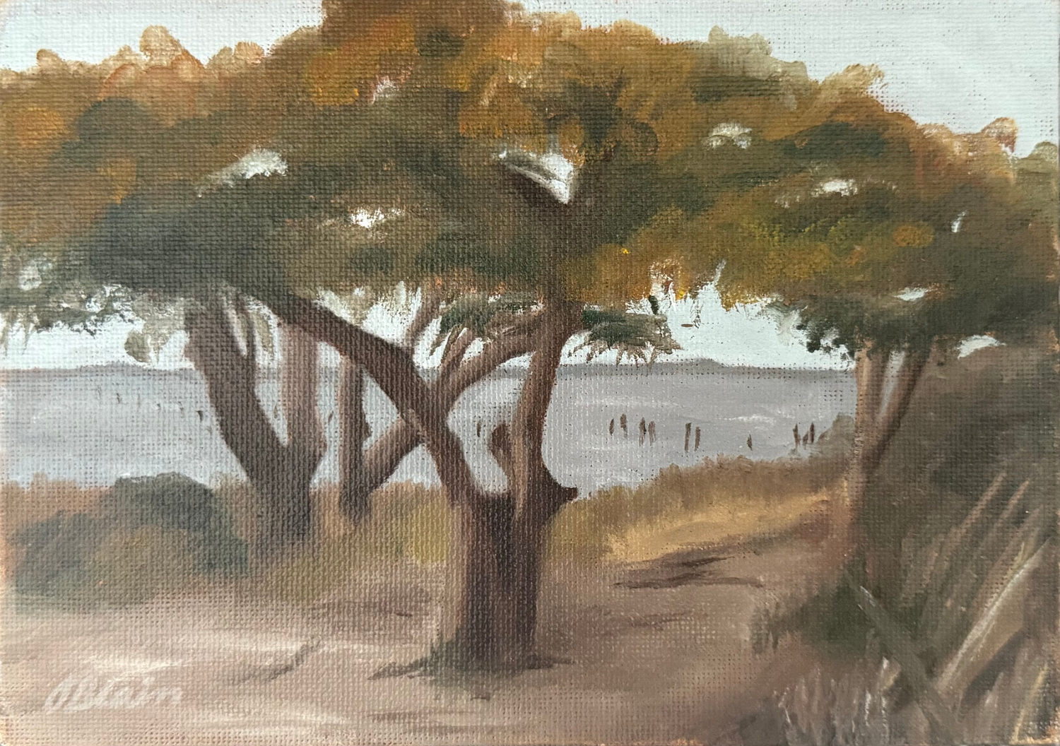 Fort Fisher, NC — coastal oil painting by Olivia Blain