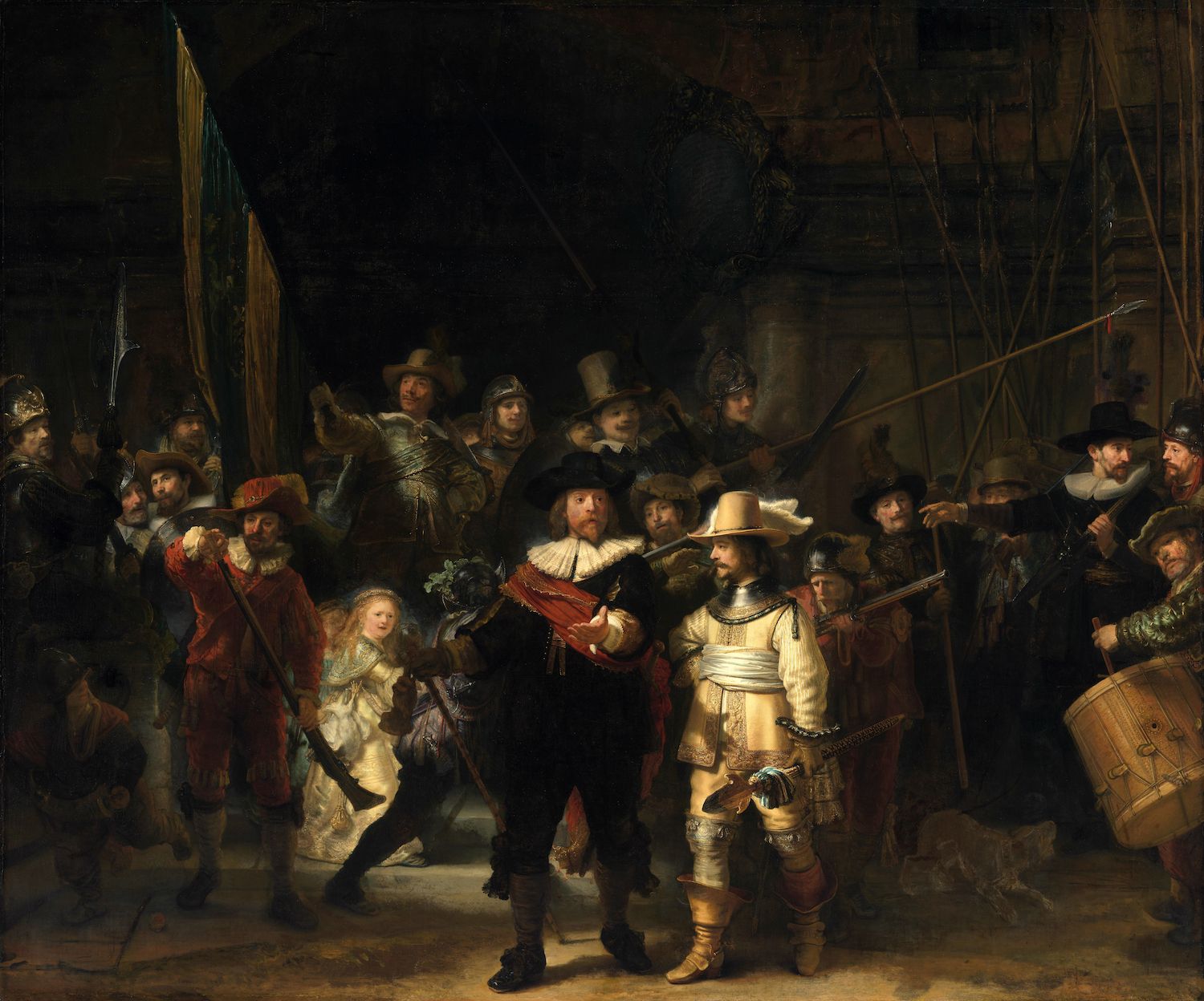 The Night Watch by Rembrandt van Rijn, Rijksmuseum Amsterdam