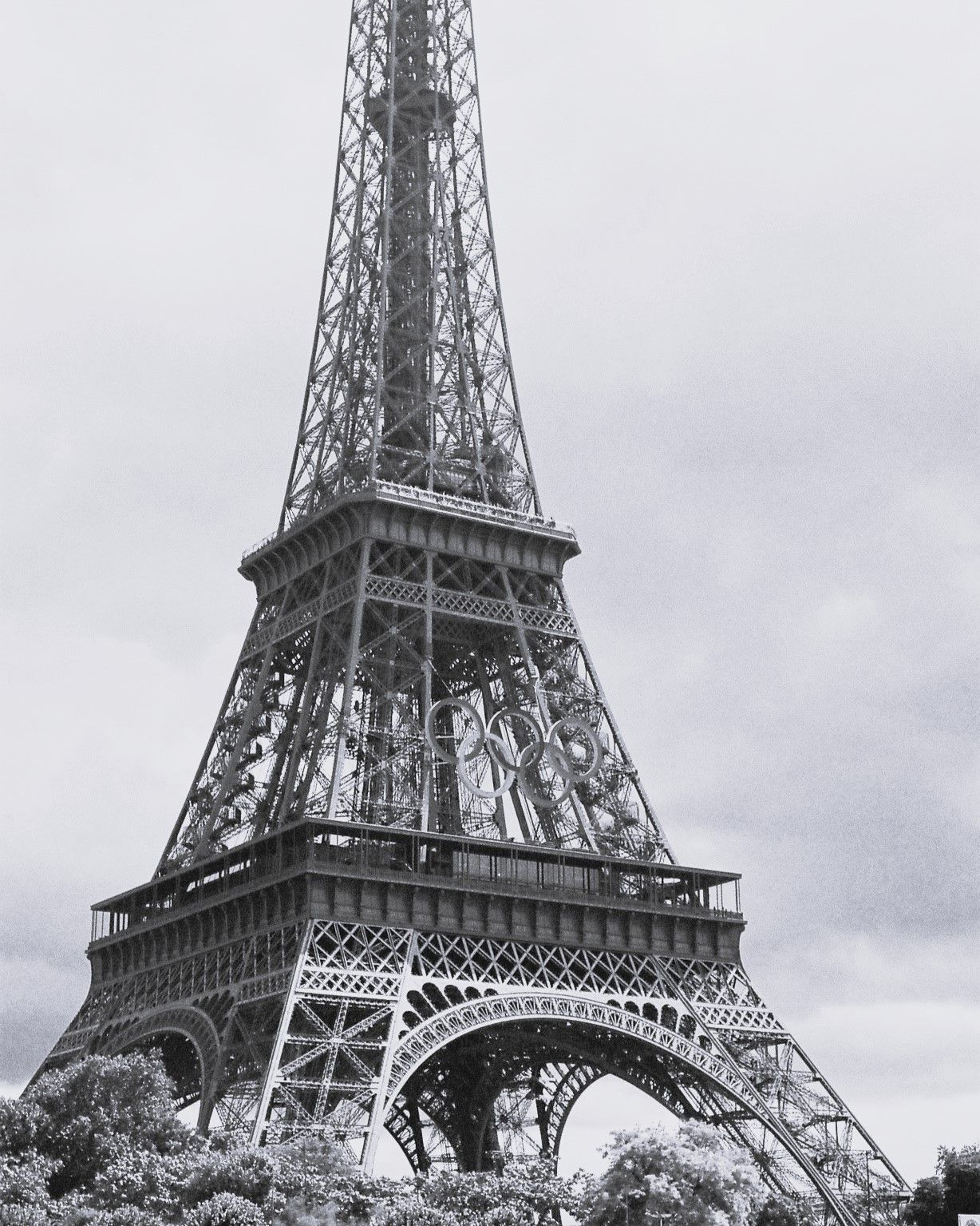 35mm film photograph along the Seine River, Paris