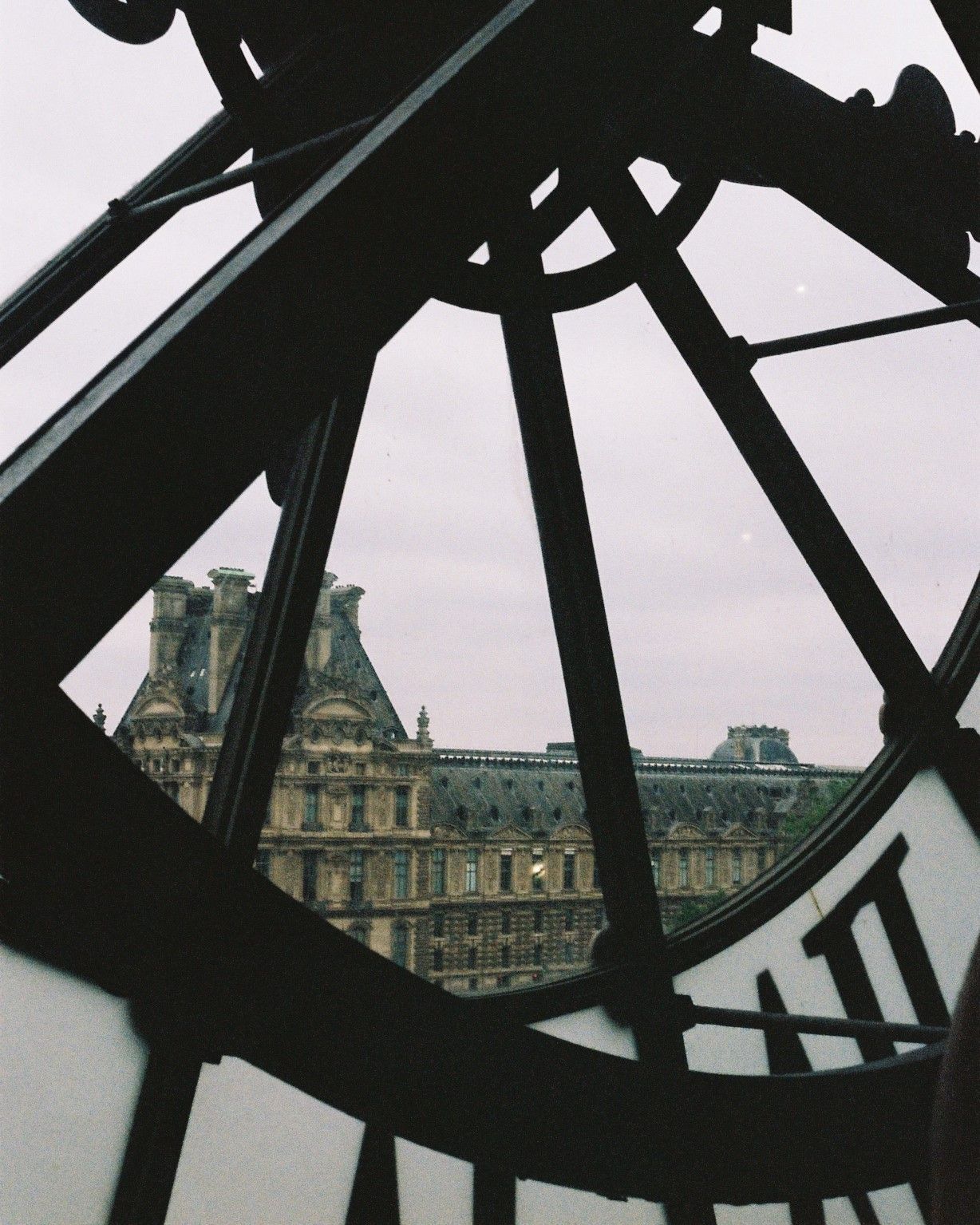 35mm film photograph of Paris seen from the Musée d'Orsay