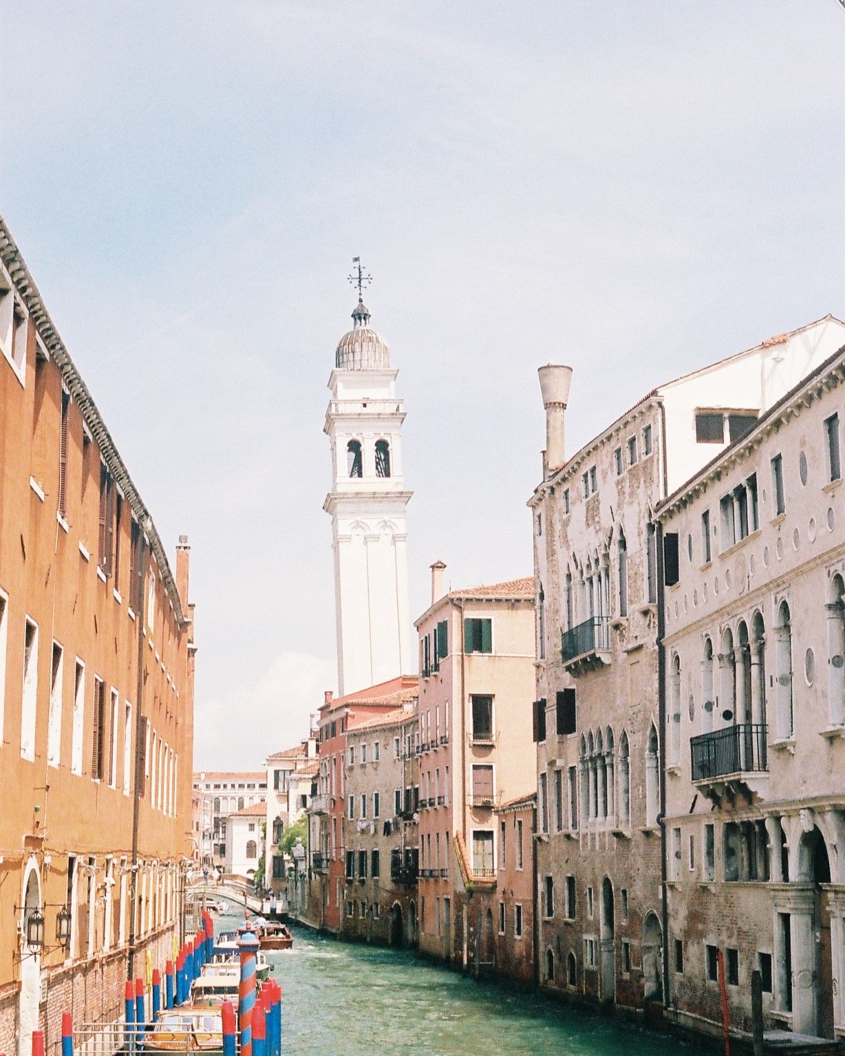 35mm film photograph of Giotto's Campanile bell tower, Florence, Italy