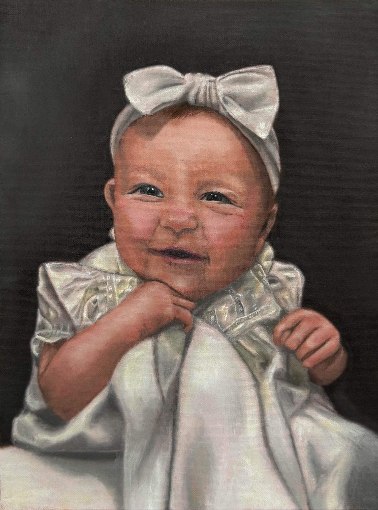 Grace — oil portrait by Olivia Blain