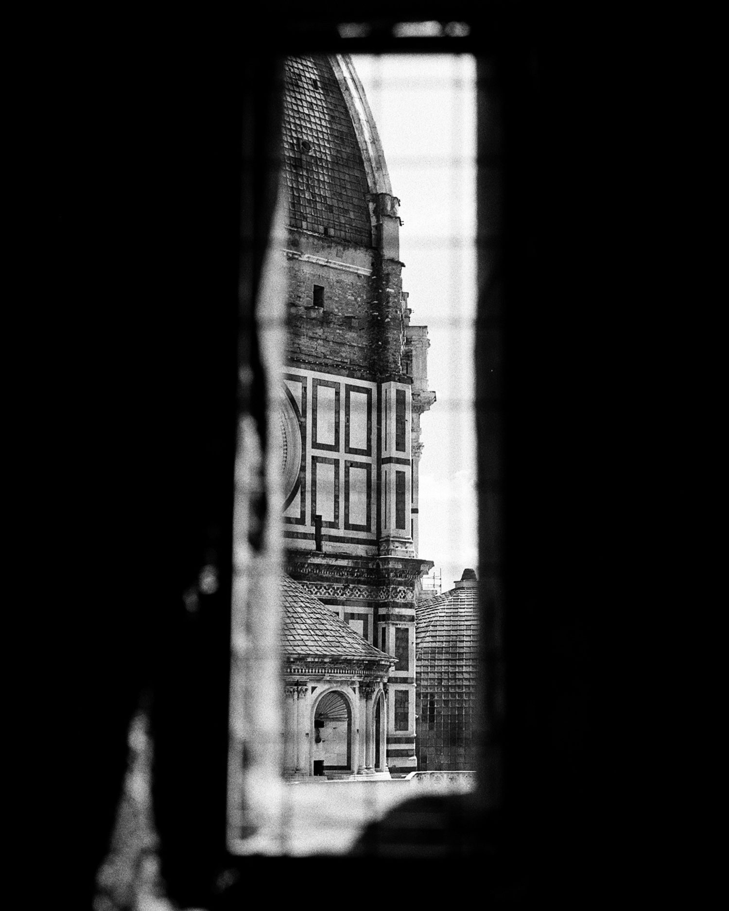 Window to Florence — 35mm film photograph of Florence, Italy by Olivia Blain