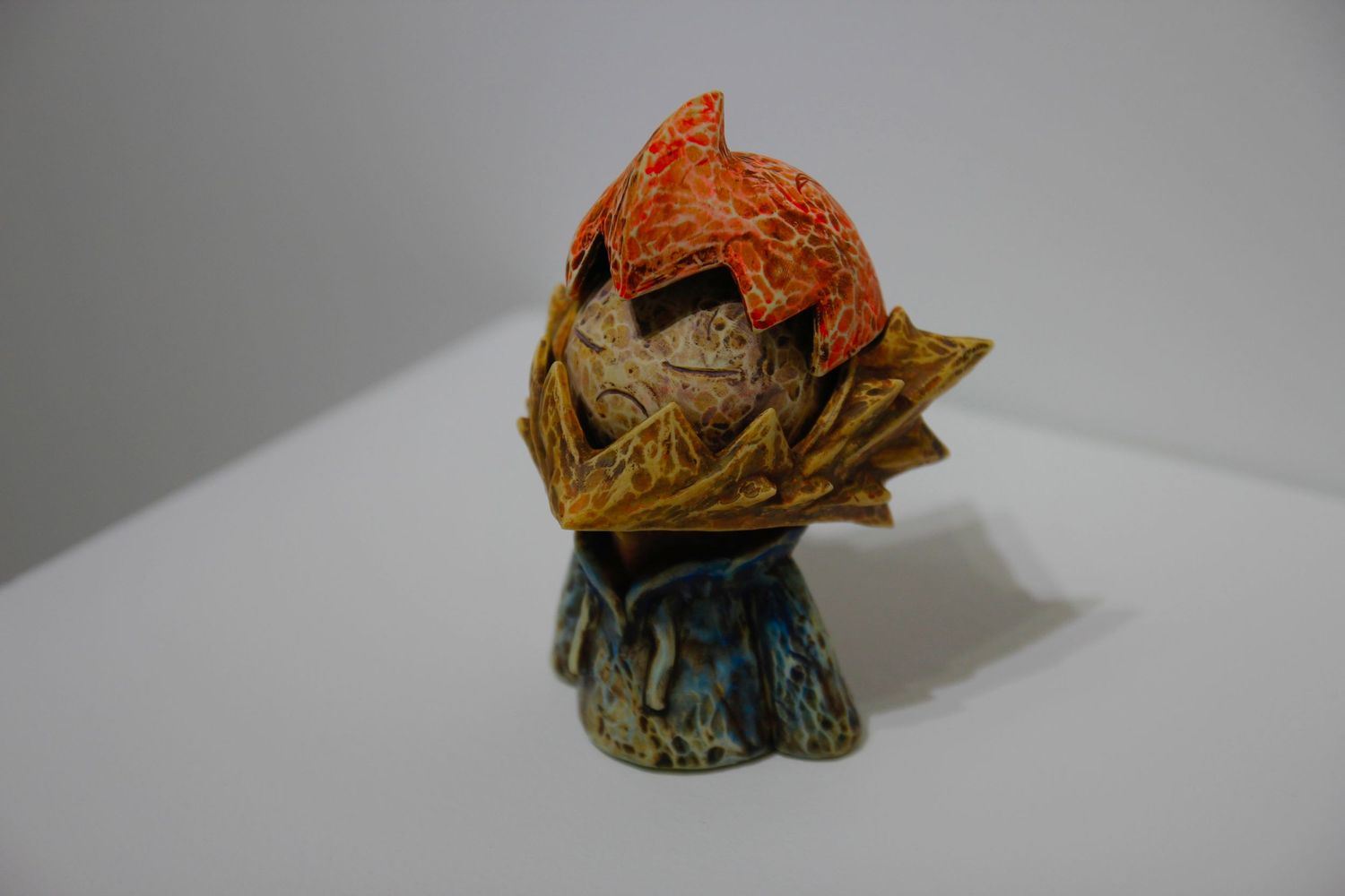 a sculpture of a character