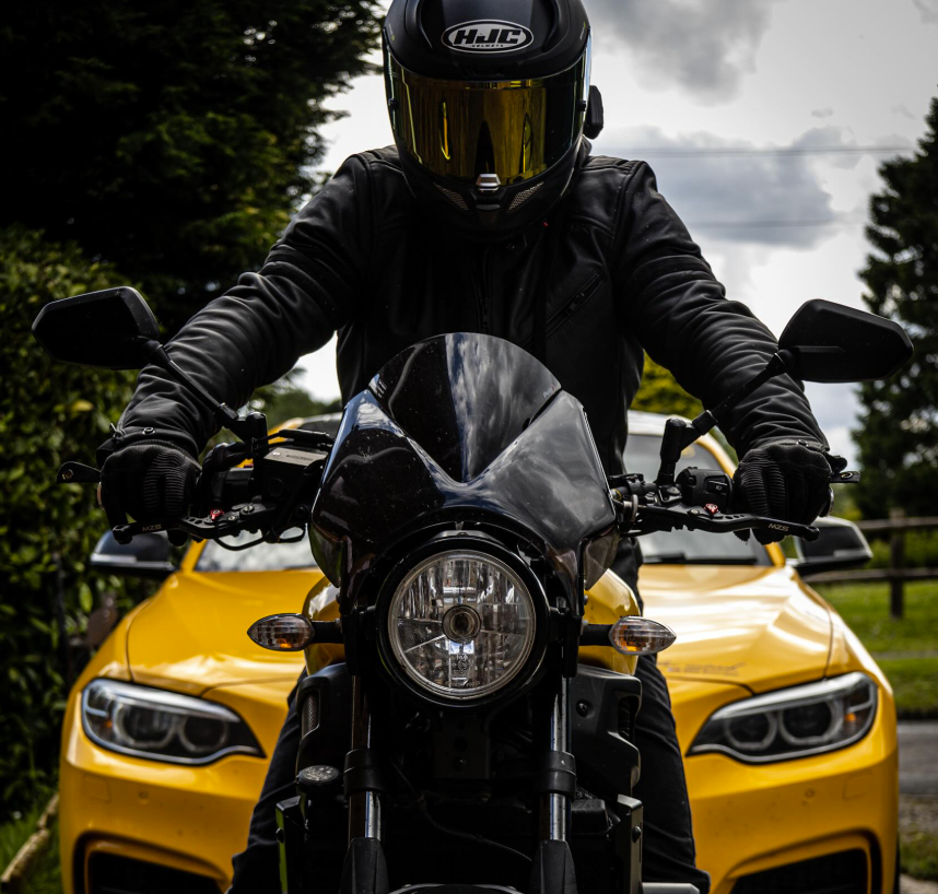 motorcycle photoshoot cinematic Creative motorcycle portraits