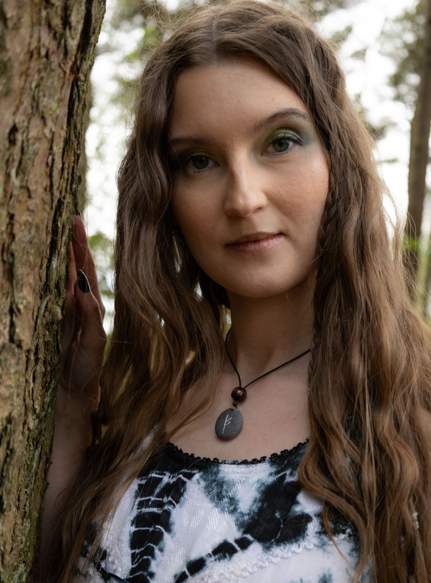 woodland  fantasy fairy fae photoshoot renaissance witch jewellery pagan viking