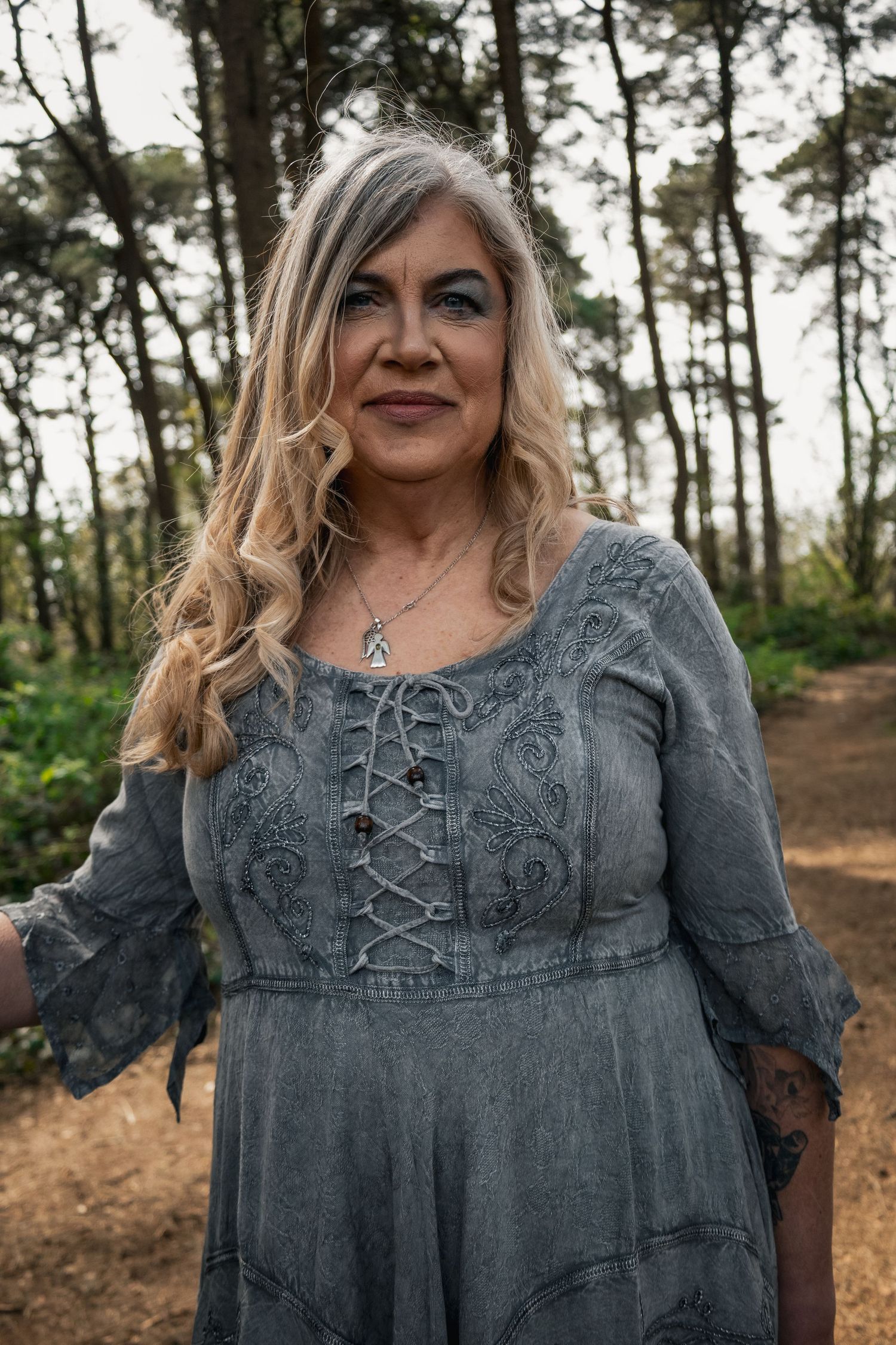 woodland  fantasy fairy fae photoshoot renaissance witch jewellery