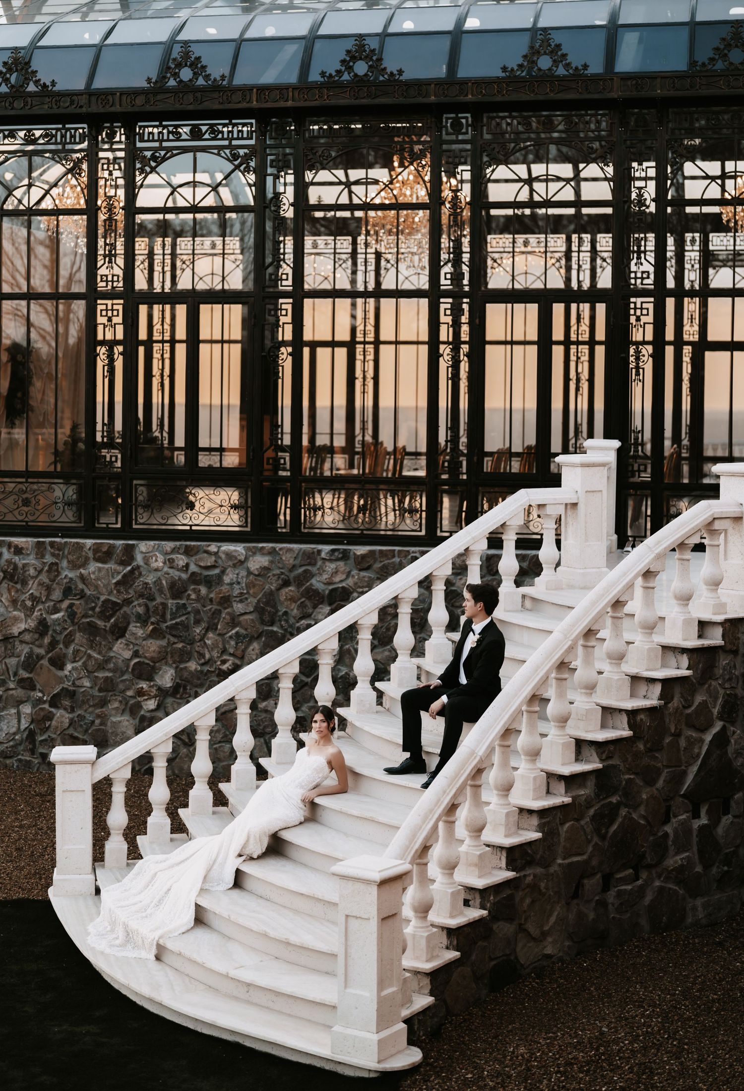 Bride and Groom portrait at Stone Haven Wedding Venue by The Miller Edit - Nashville & 30A Wedding Photographers