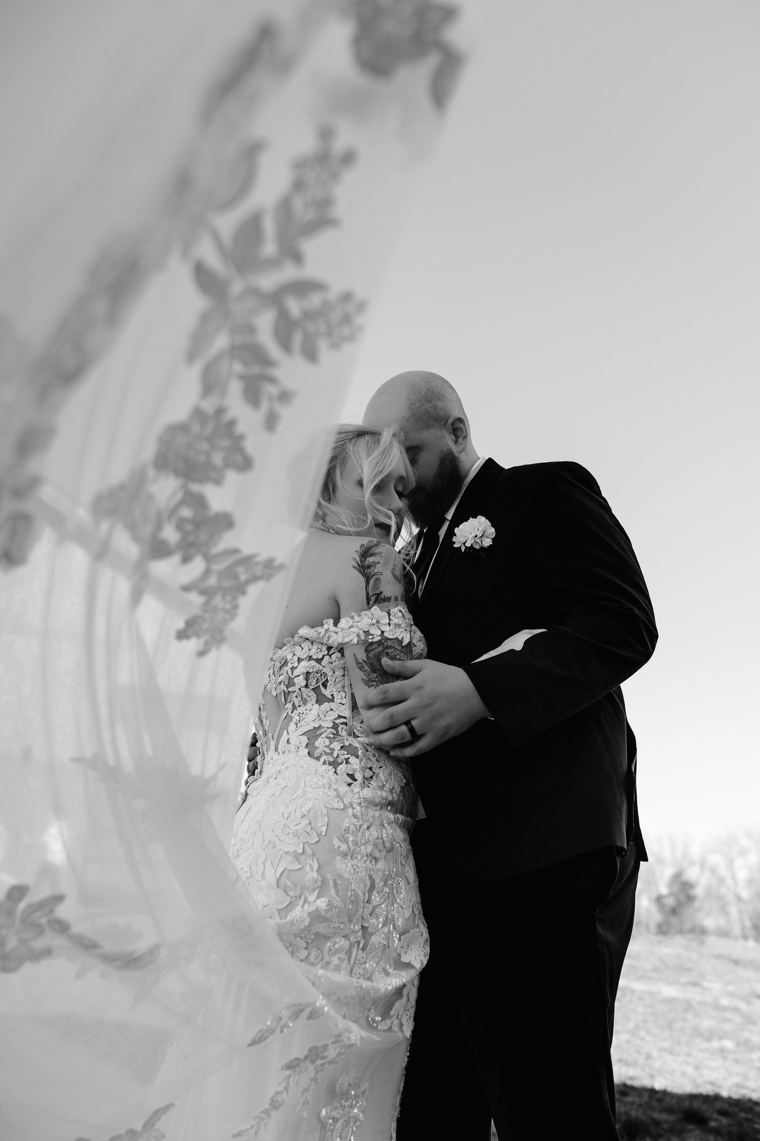 Bride and Groom portrait - Nashville Wedding Photographers