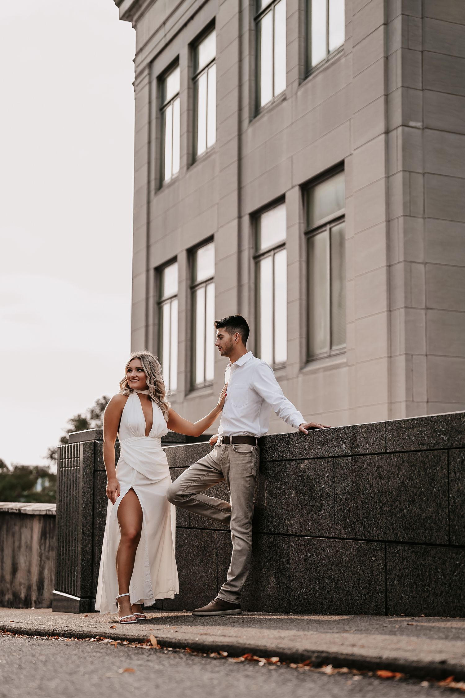 Engagement session in Downtown Nashville with Lamborghini - Nashville and 30A wedding photographers