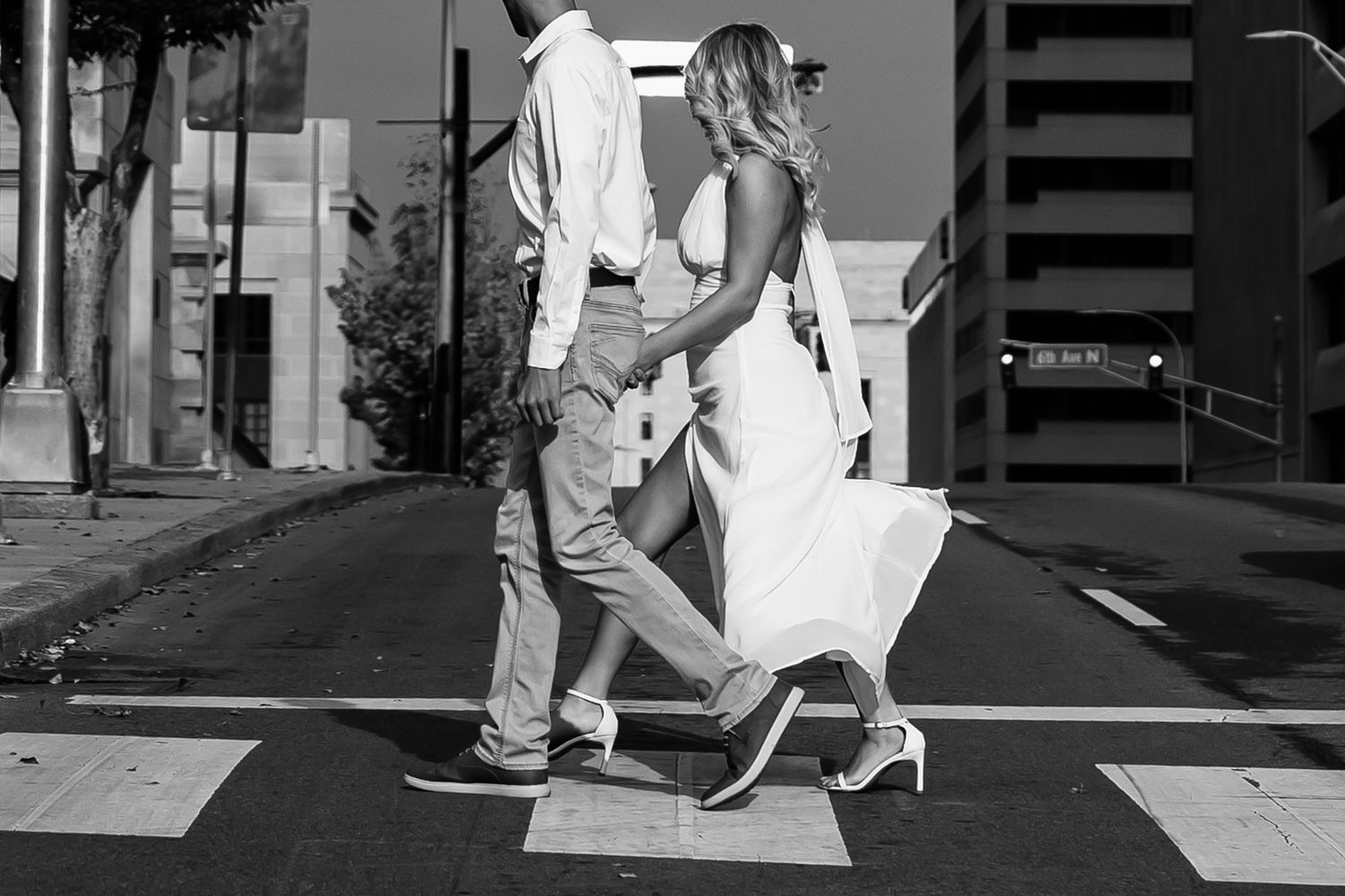 Engagement session in Downtown Nashville with Lamborghini - Nashville and 30A wedding photographers