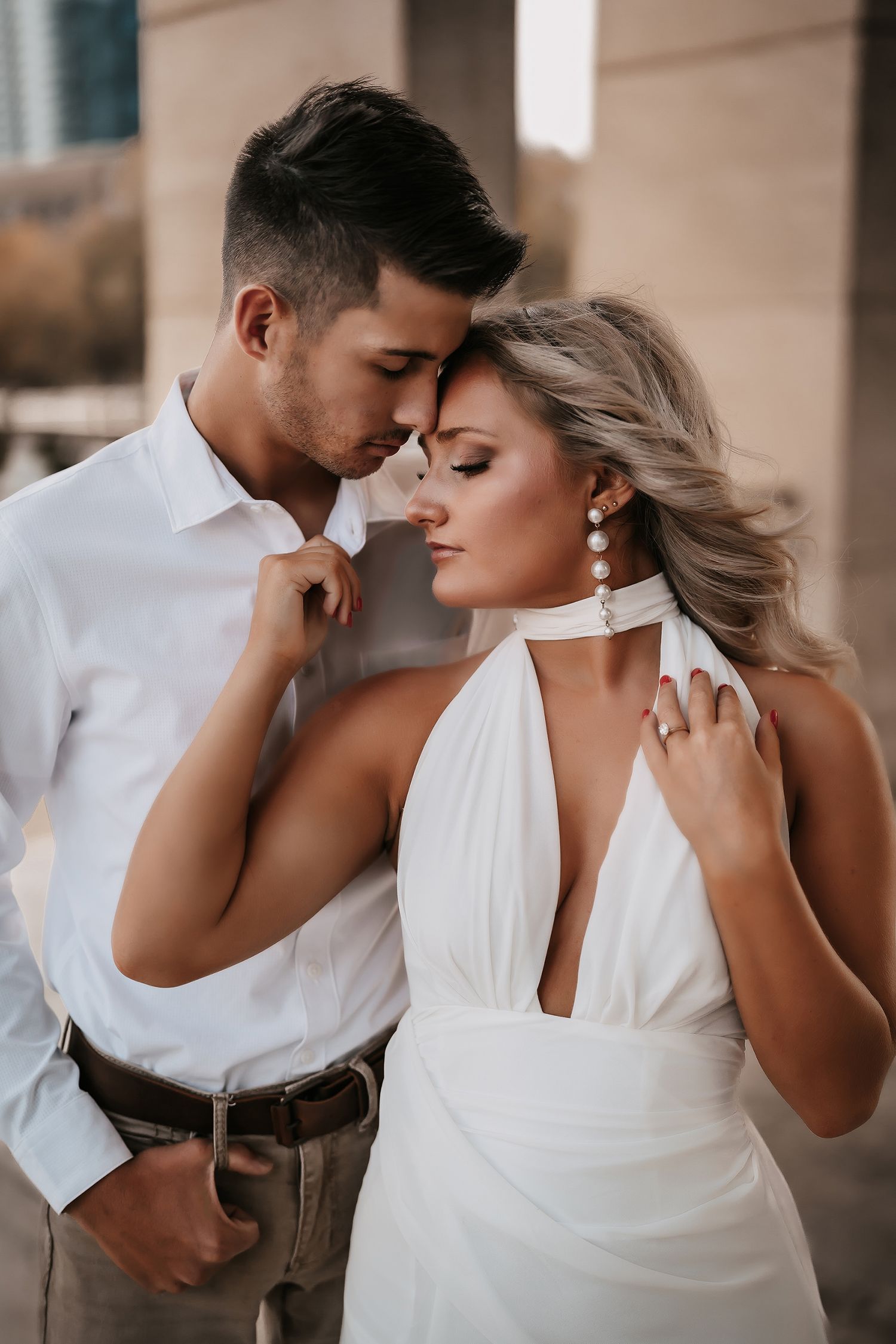 Engagement session in Downtown Nashville with Lamborghini - Nashville and 30A wedding photographers