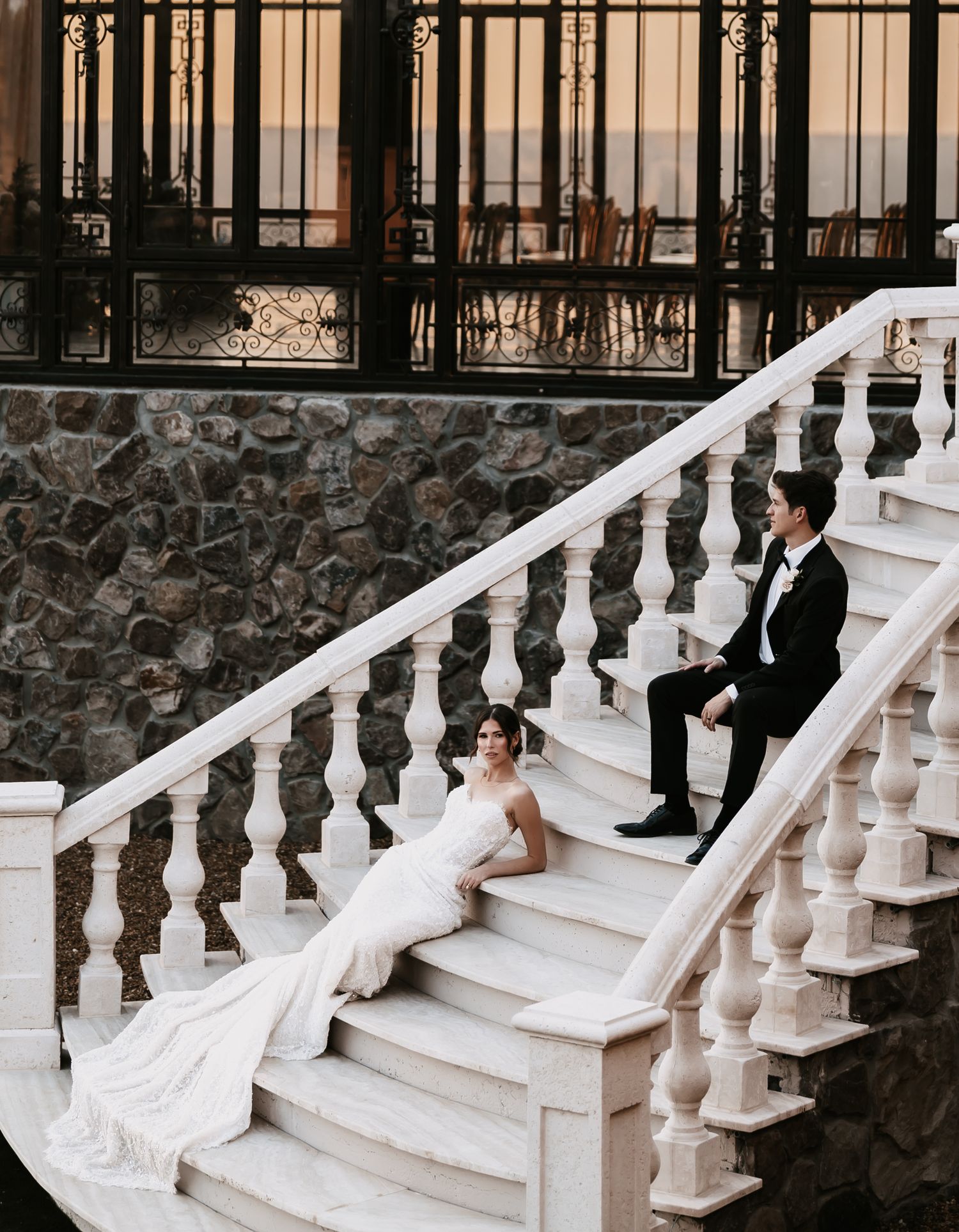 Bride and Groom portrait at Stone Haven Wedding Venue by The Miller Edit - Nashville & 30A Wedding Photographers