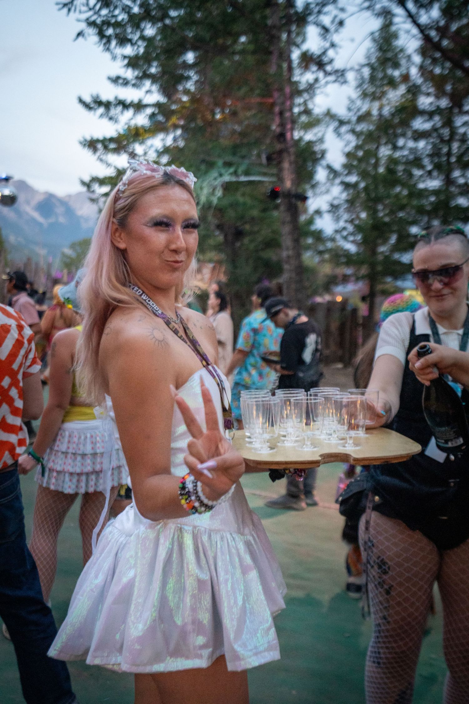 Wicked woods 2025 artist photography at event by mike graves unicorn lounge dance floor drinks Revelstoke BC event photographer, music festi
