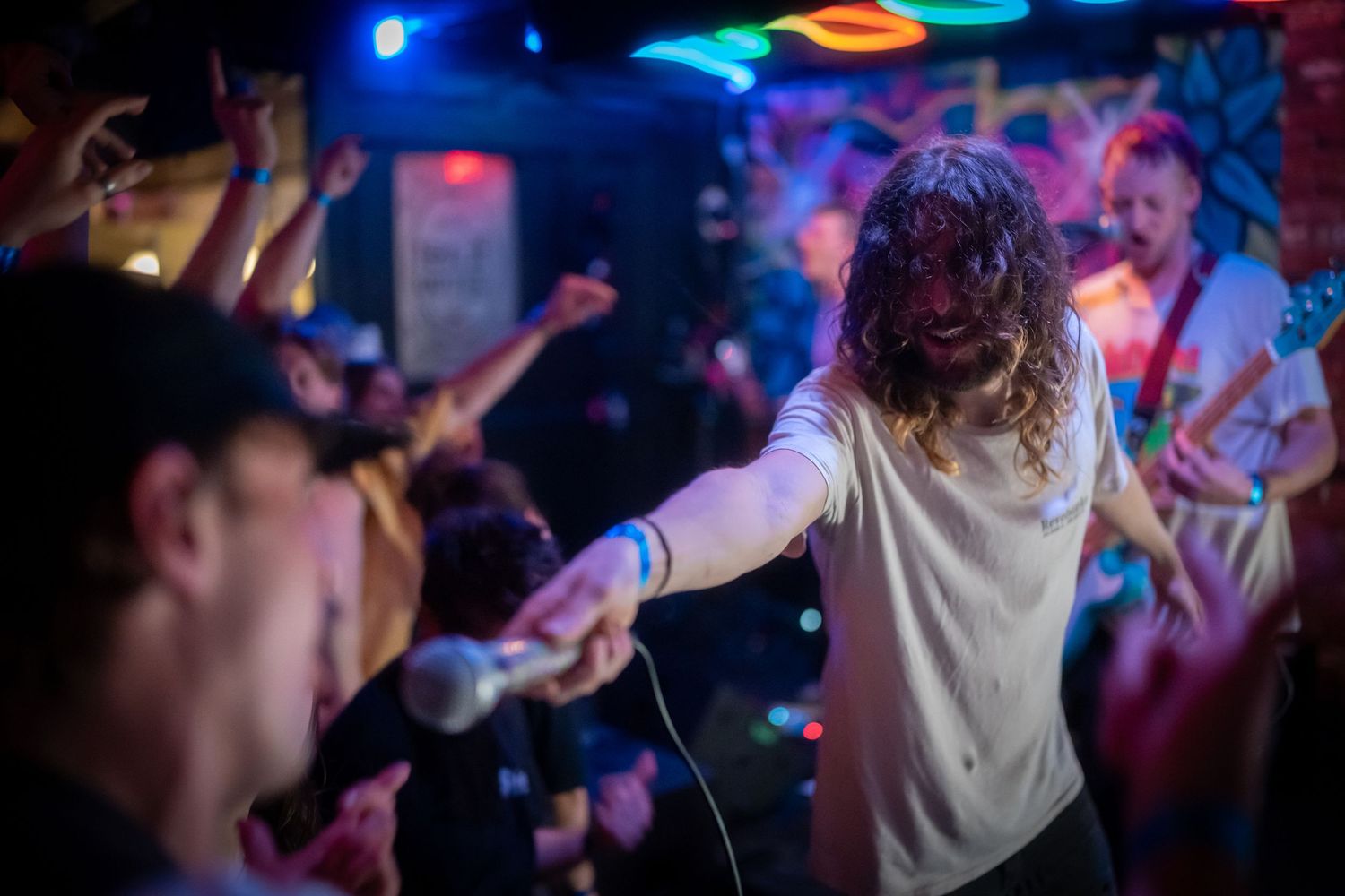 Energetic crowd enjoying live music at The Last Drop, Revelstoke BC Revelstoke BC event photographer, music festival photography, corporate