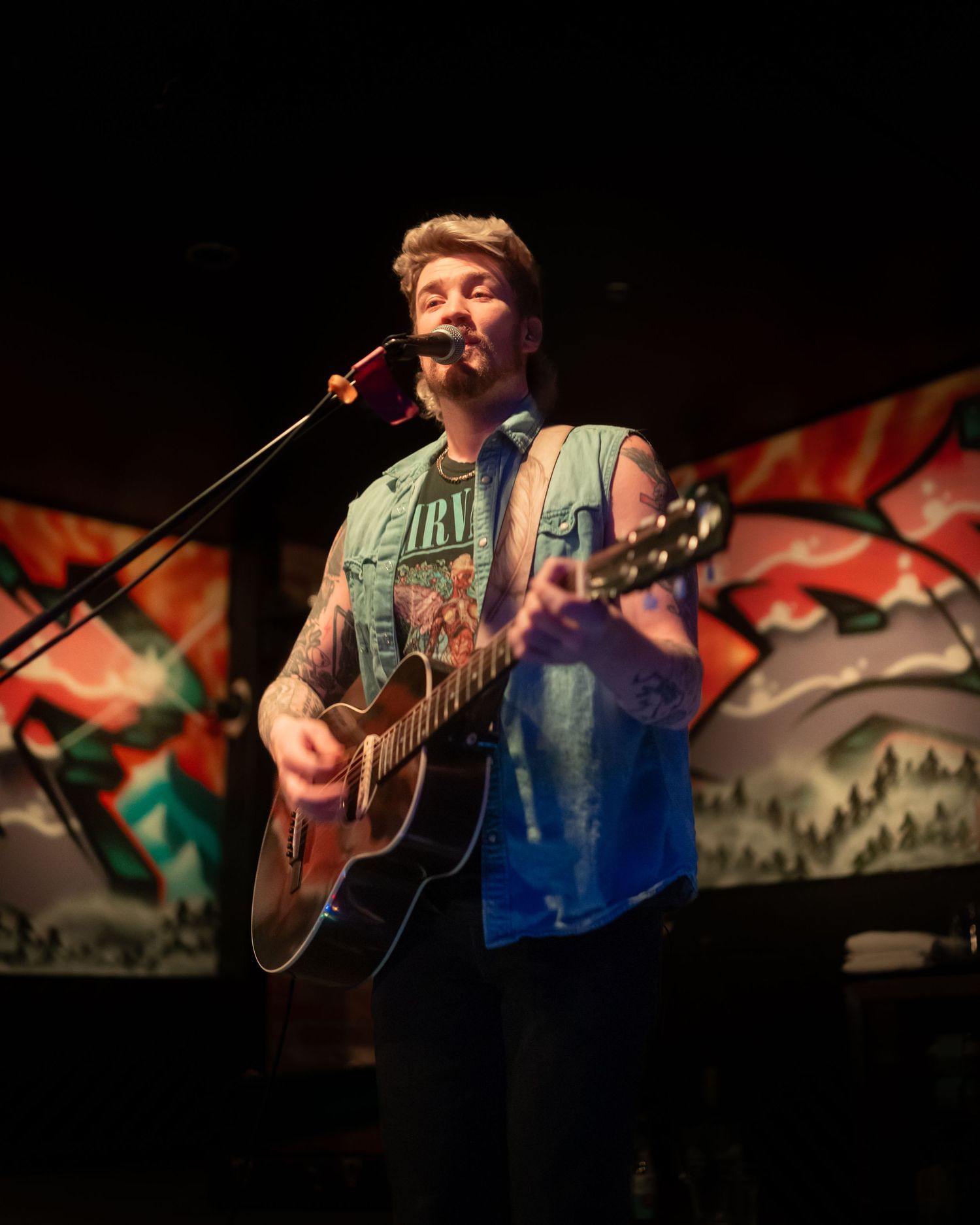 performing live at The Last Drop pub in Revelstoke, BC live event photos, candid event coverage, professional event recap images