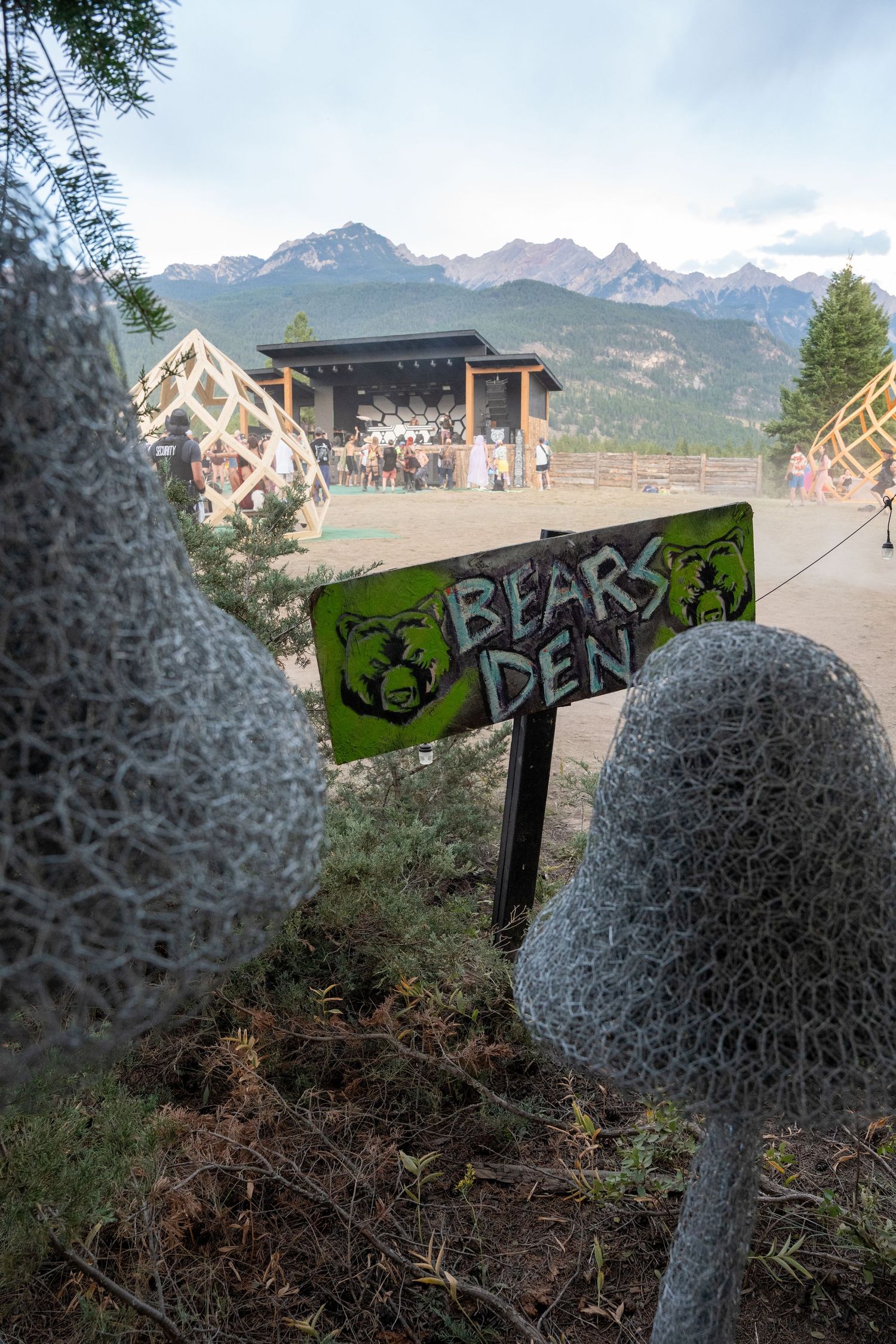 Wicked woods 2025 festival scenery photography at event by mike graves Revelstoke BC event photographer, music festival photography,