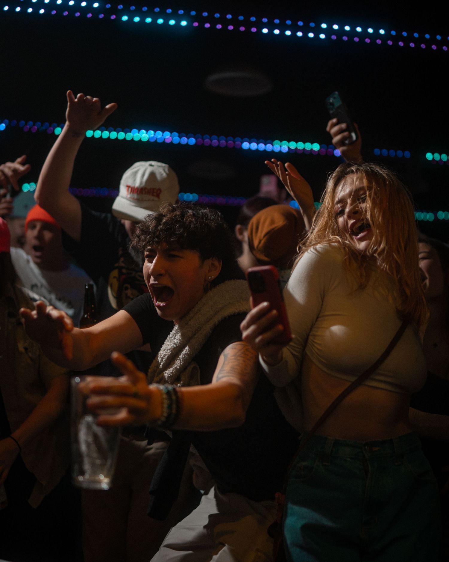 Energetic crowd enjoying live music at The Last Drop, Revelstoke BC festival photography, corporate event photos, community event coverage,