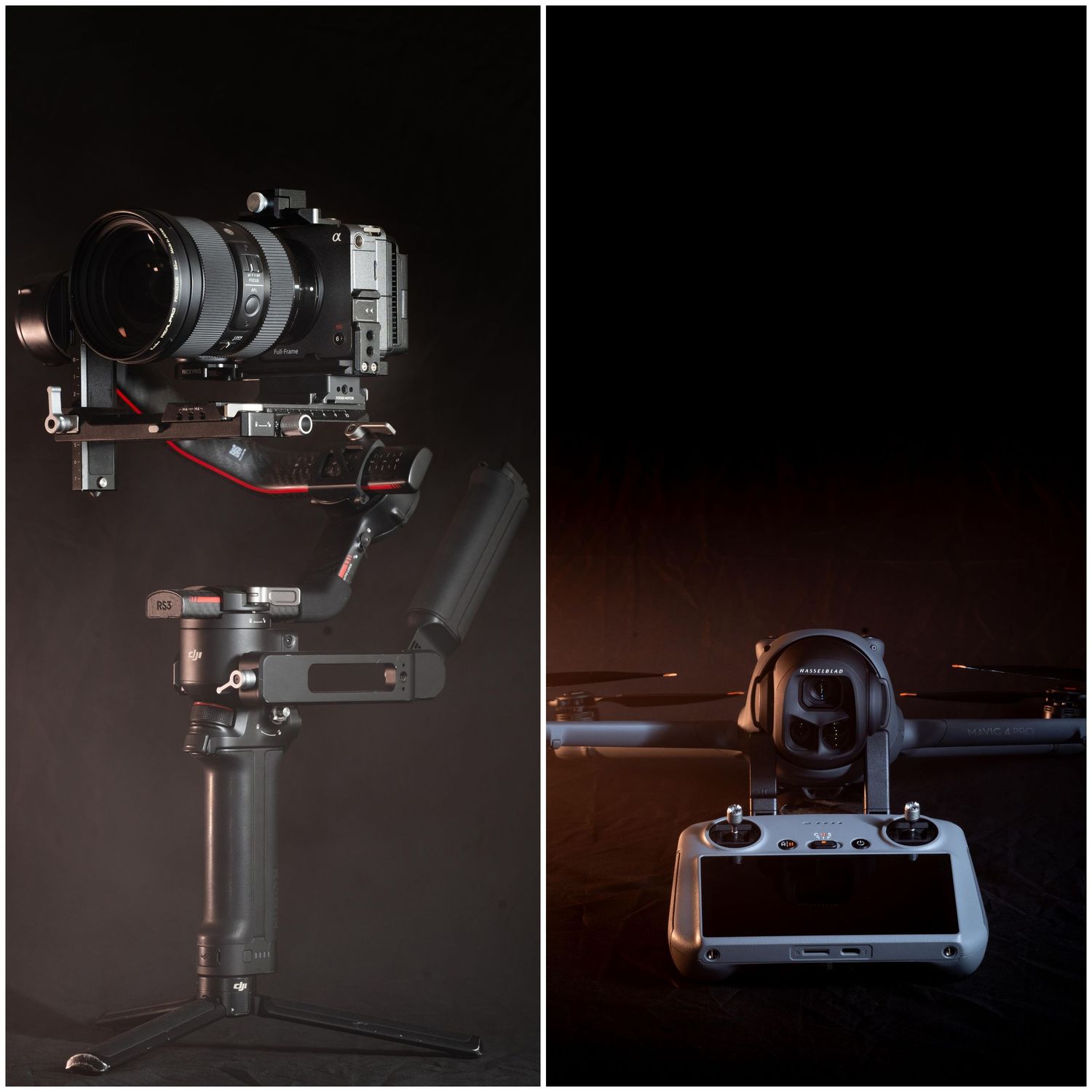 Revelstoke Advertising camera and drone equipment Sony fx3 and DJI mavic 4 pro
