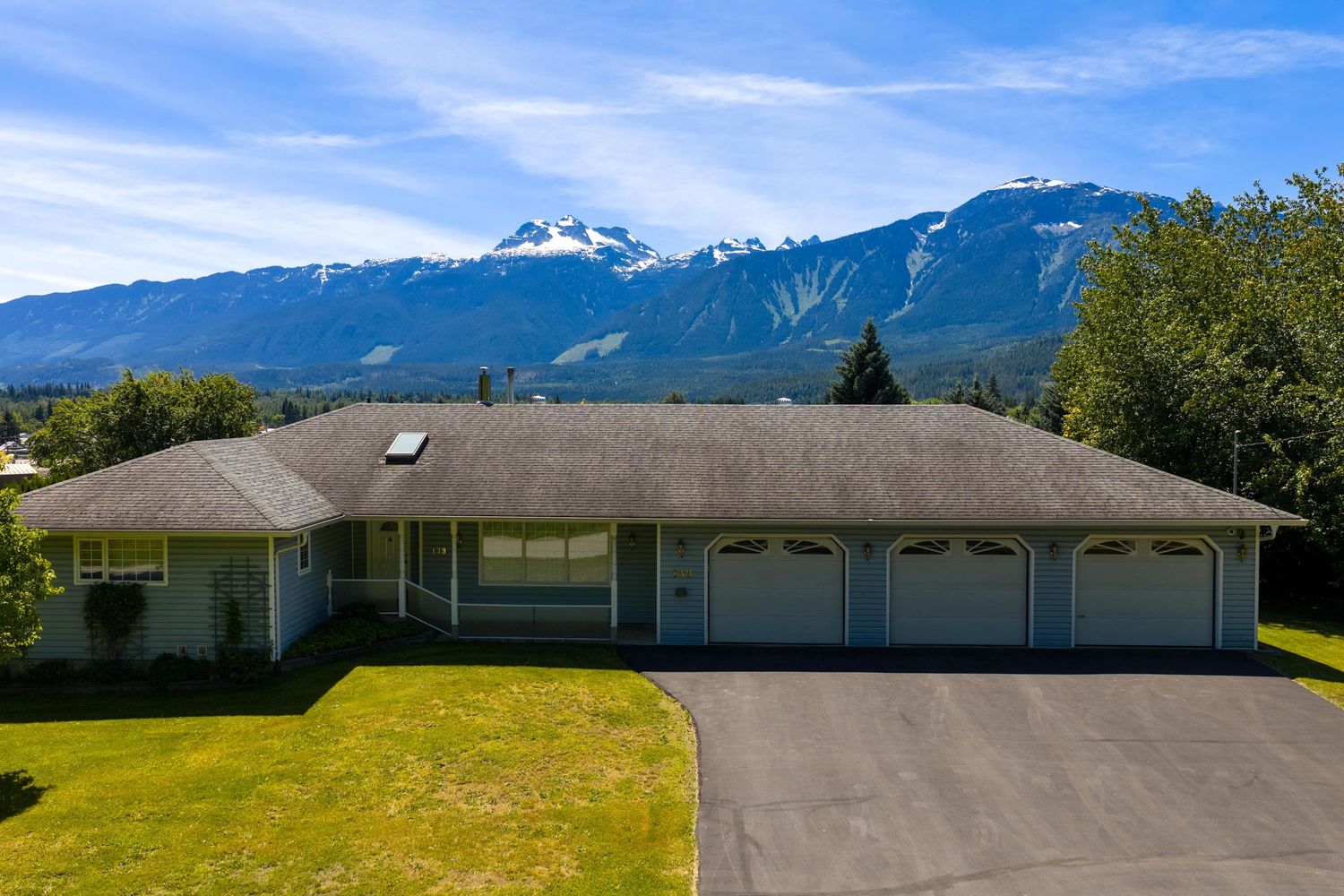Drone aerial video of commercial property in Revelstoke British Columbia Revelstoke property photographer, high-quality real estate images,