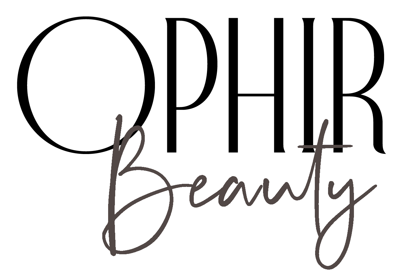 Ophir Beauty text icon