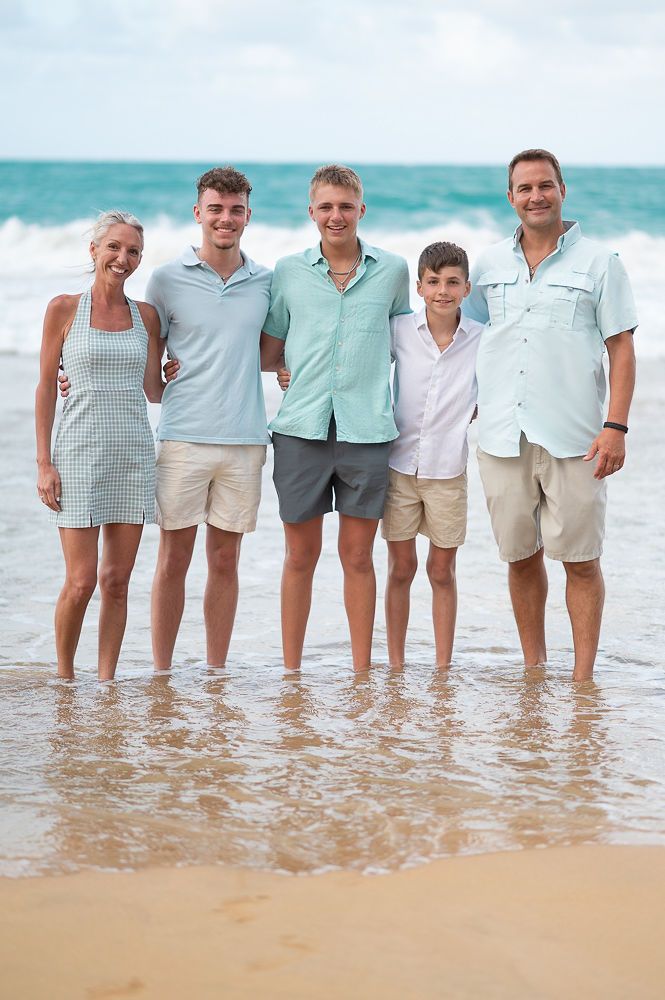Family shoot in Playa Azul Luquillo Puerto Rico