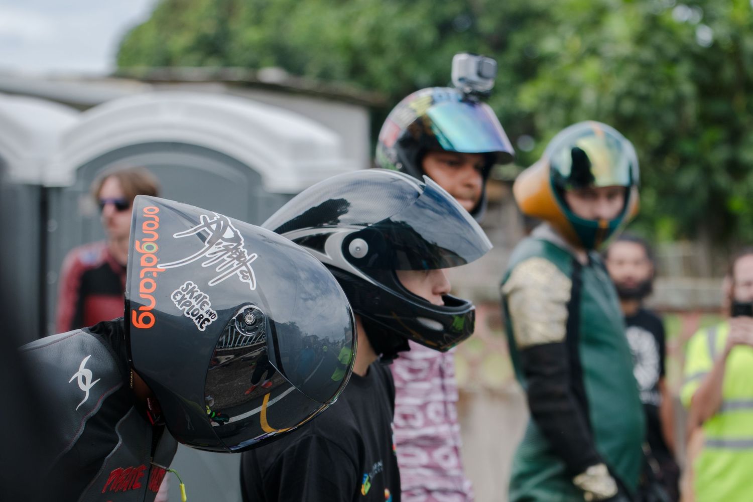 starting line for Puerto Rico Pirate downhill race event in Quebradillas