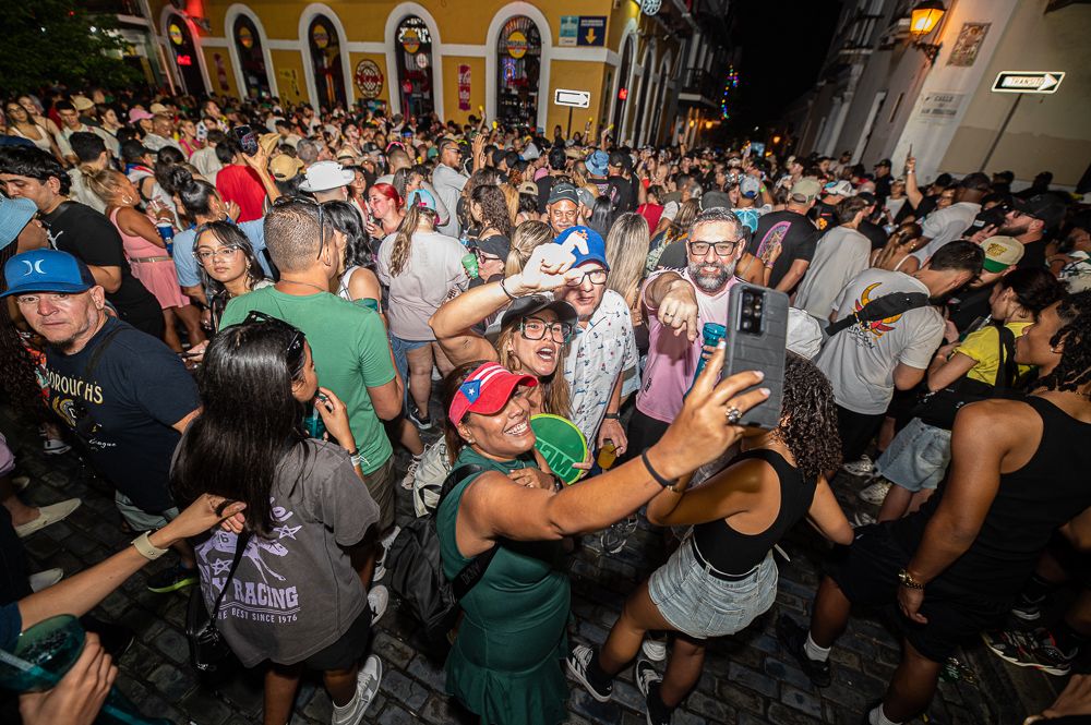 Sanse Festival 2025 San Juan Puerto Rico people going crazy event