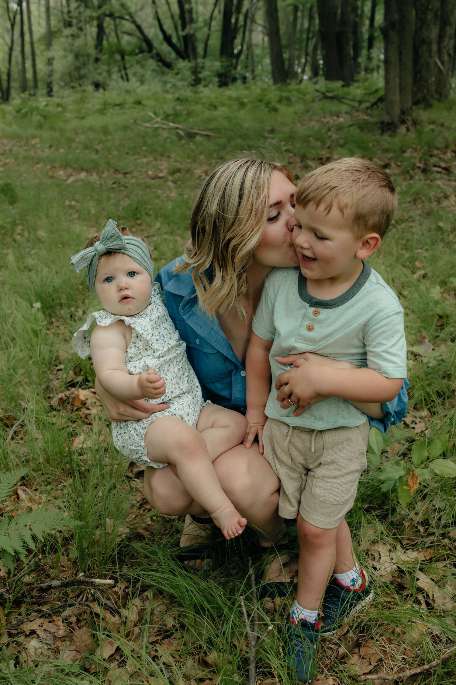 Outdoor woods family photos 
Photo by: Lydia Rae Photography