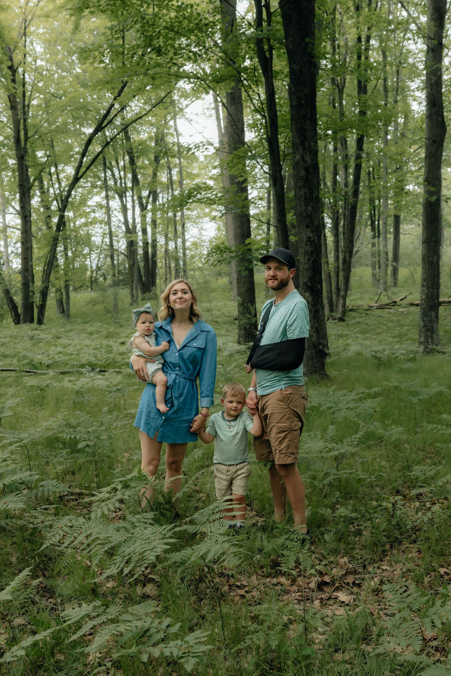Outdoor woods family photos 
Photo by: Lydia Rae Photography