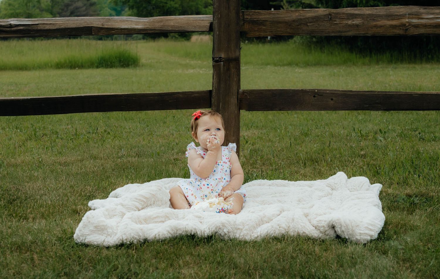 1 year old cake smash Milestone photos 
big rapids mi
west Michigan photographer 
photo by: Lydia Rae Photography