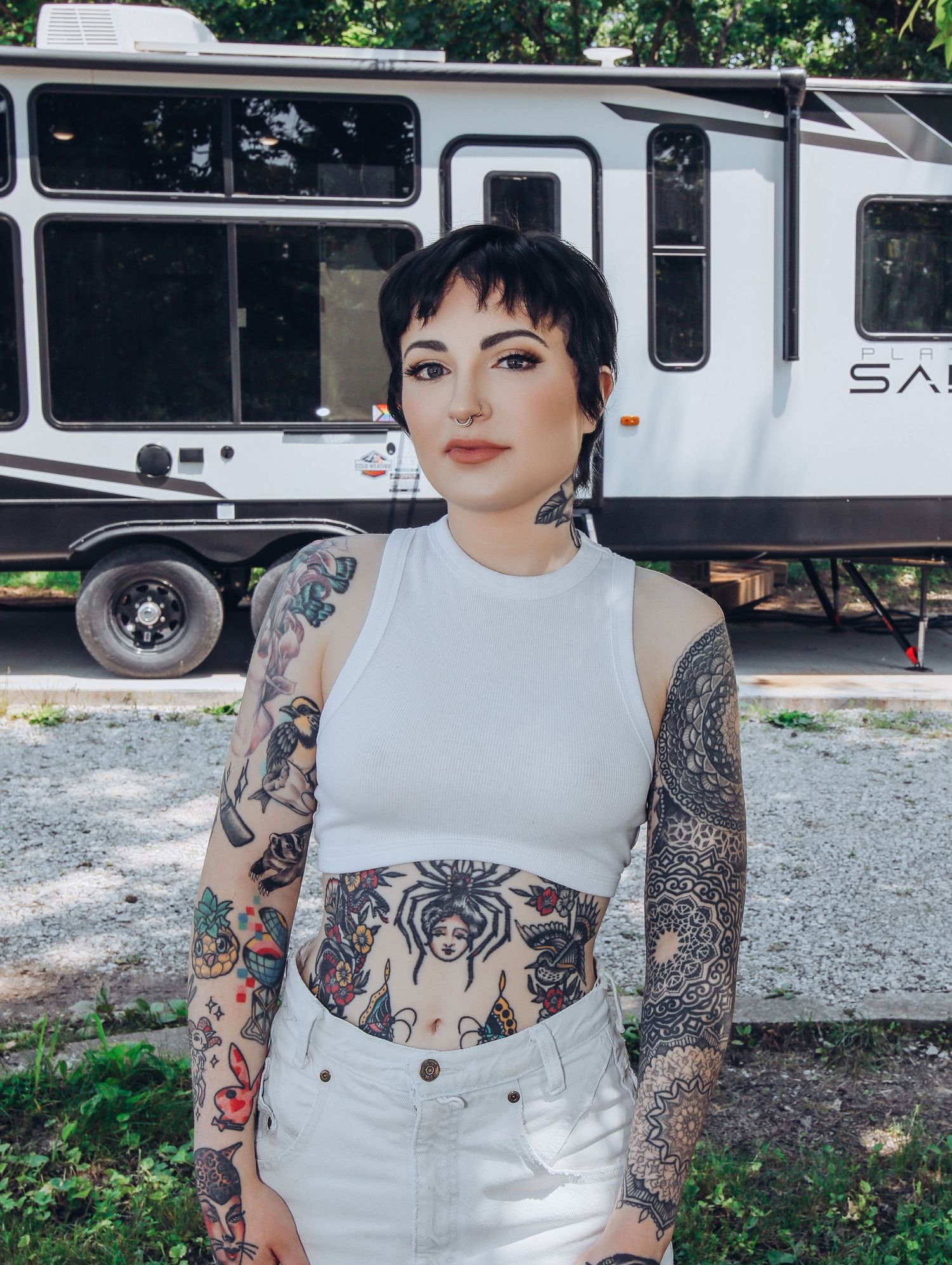 Saint Louis Tattoo Artist Branding Photos with Boudoir by Bri