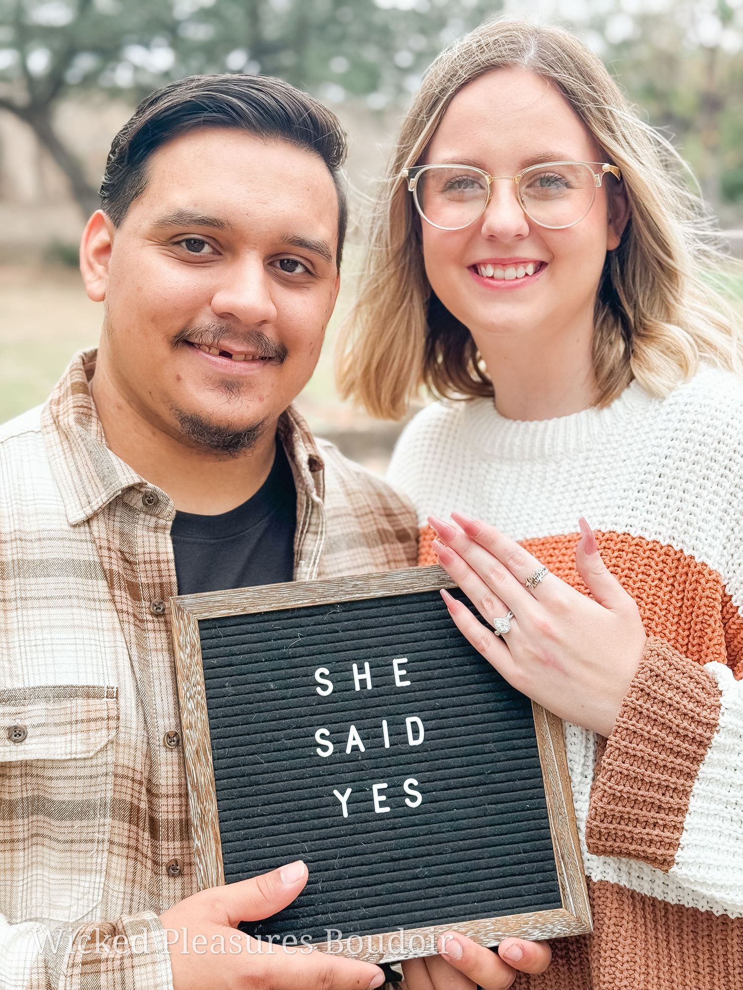 She said YES!