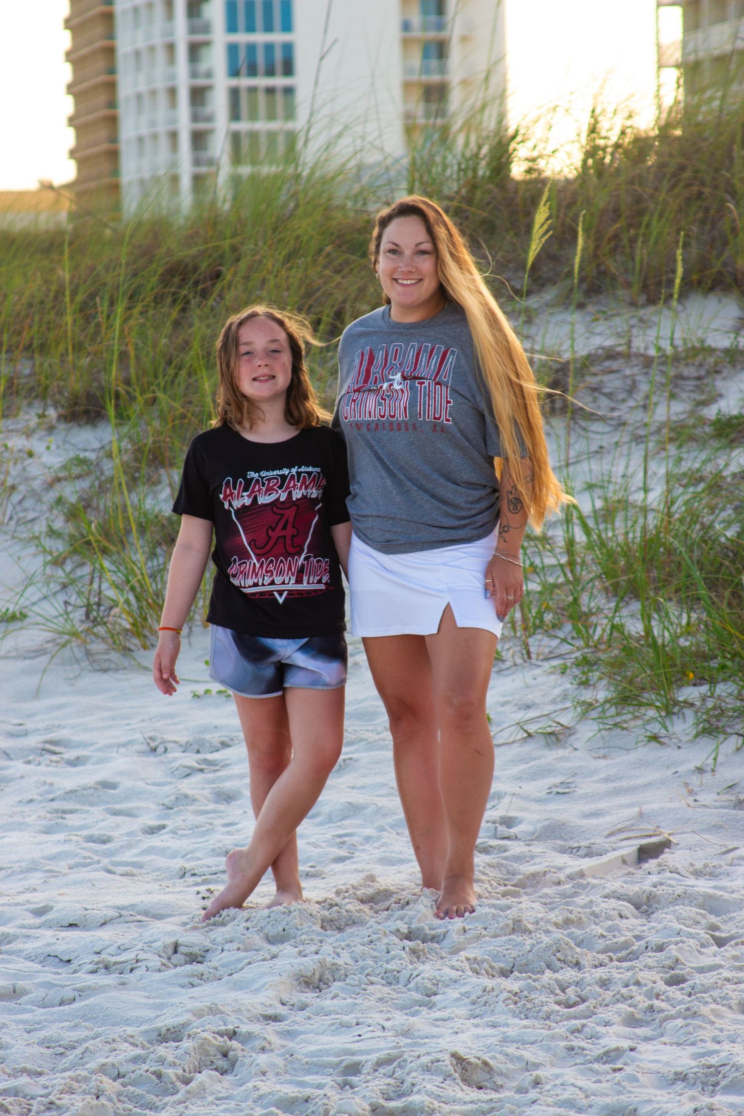 Beach scene family photos