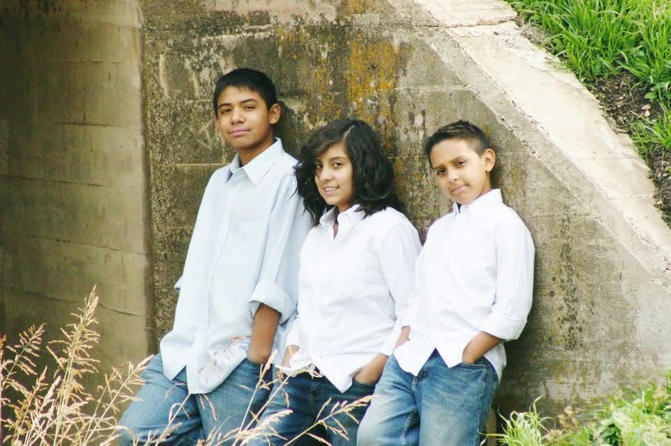 Kids on wall