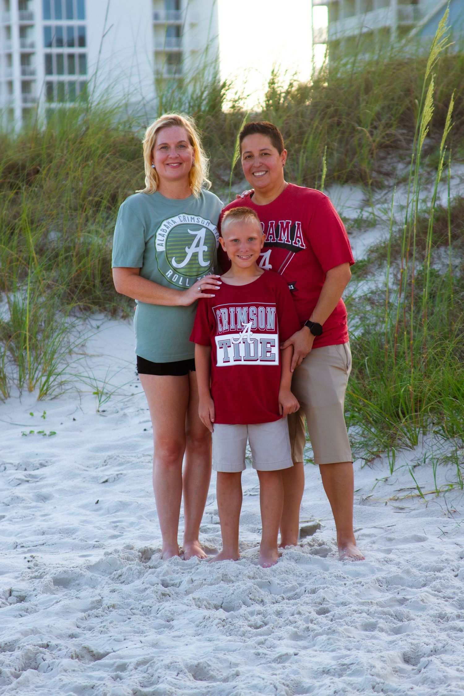 Family beach photo