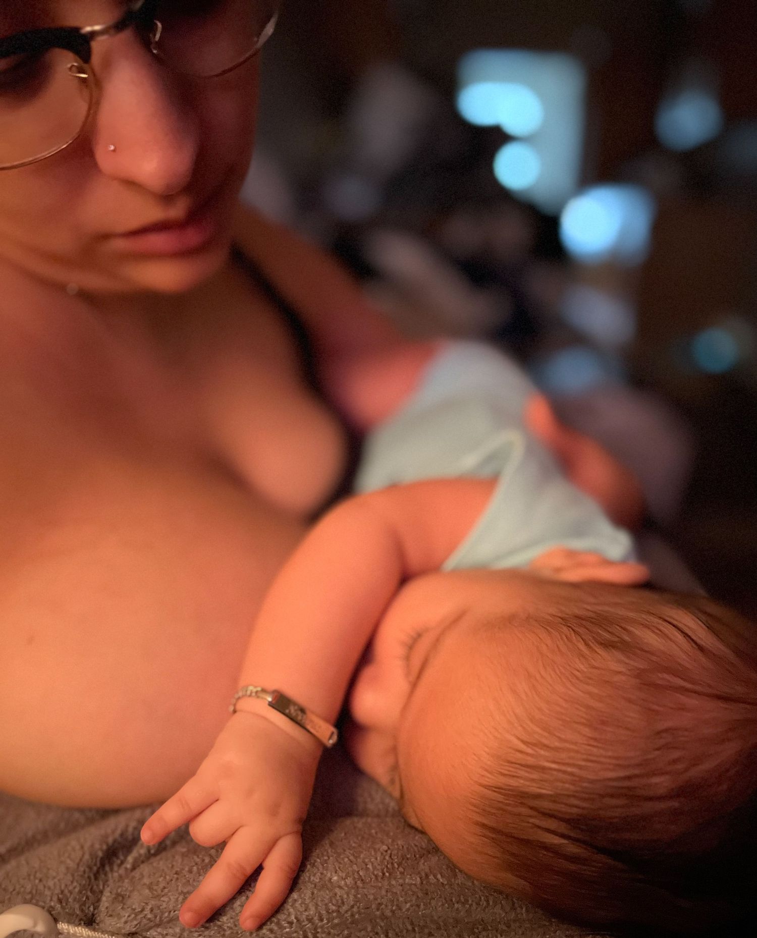 The bonding of a mama and her baby